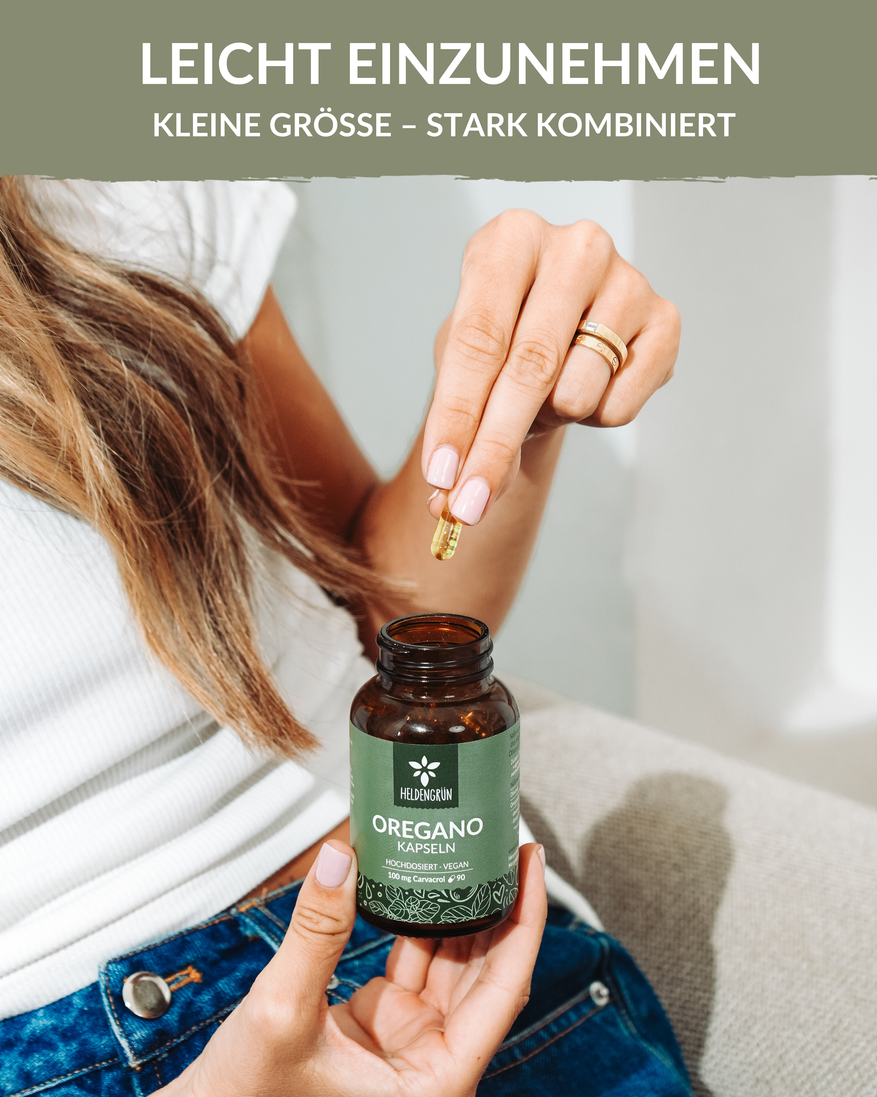 Oregano Kapseln Heldengrün