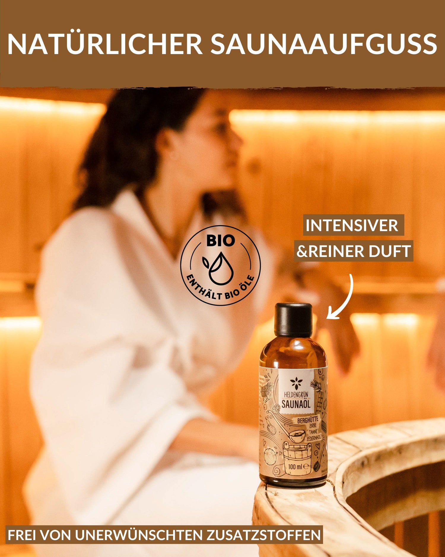Saunaöl "Berghütte"  Heldengrün