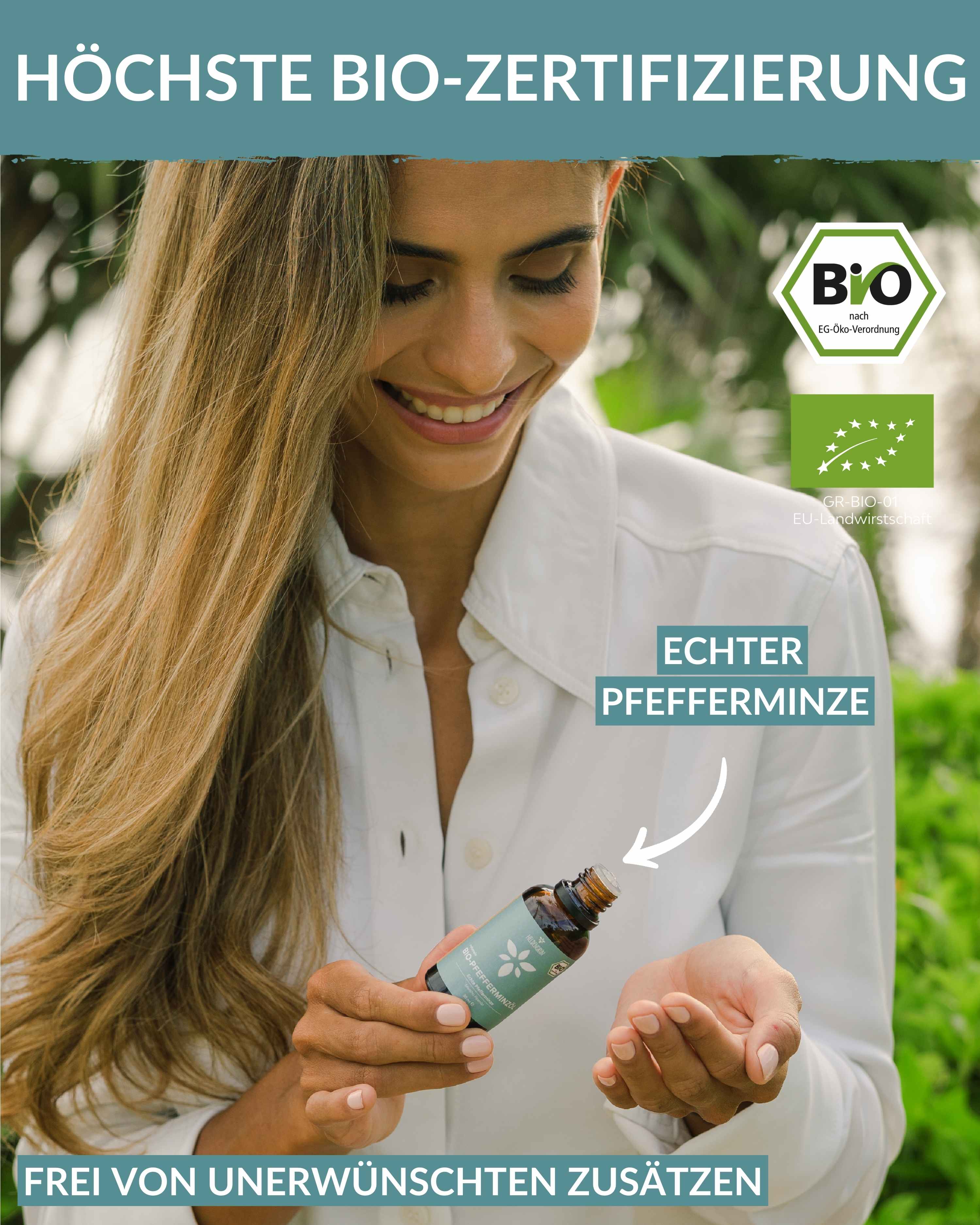 Bio-Pfefferminzöl Duftöle Heldengrün