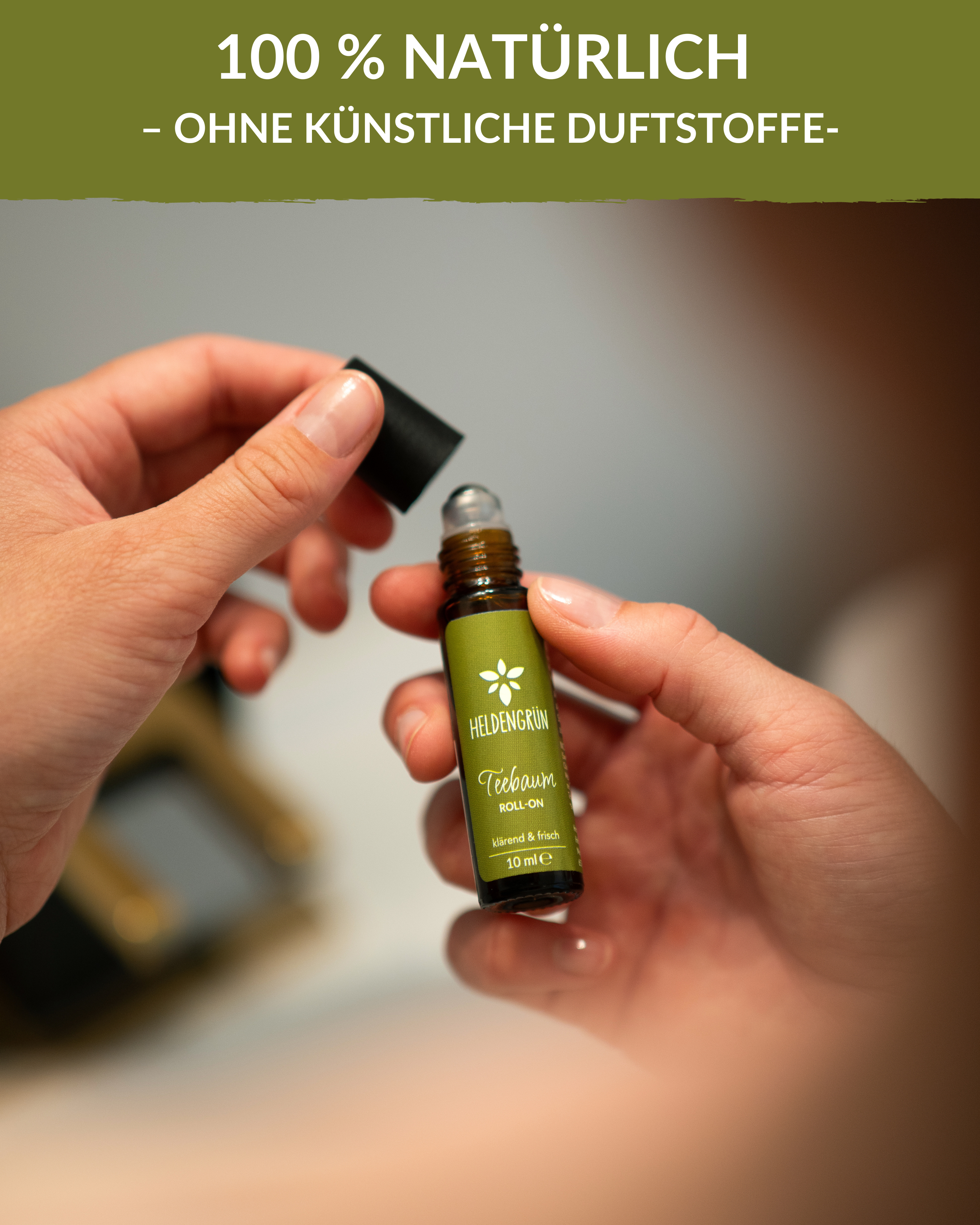 Roll-on: Teebaum Heldengrün