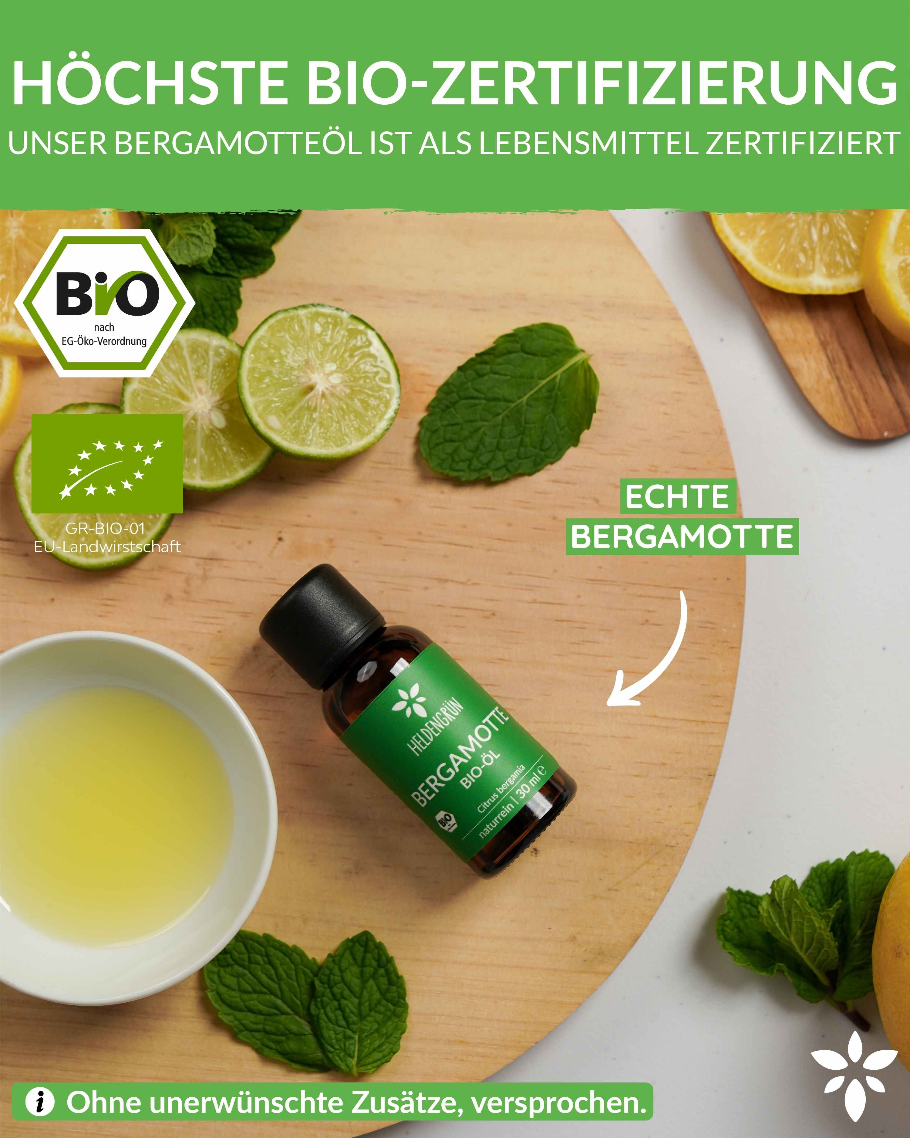 Bio-Bergamotteöl Heldengrün