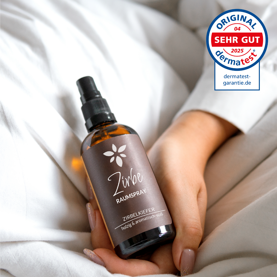 Raumspray Zirbe Duftöle Heldengrün