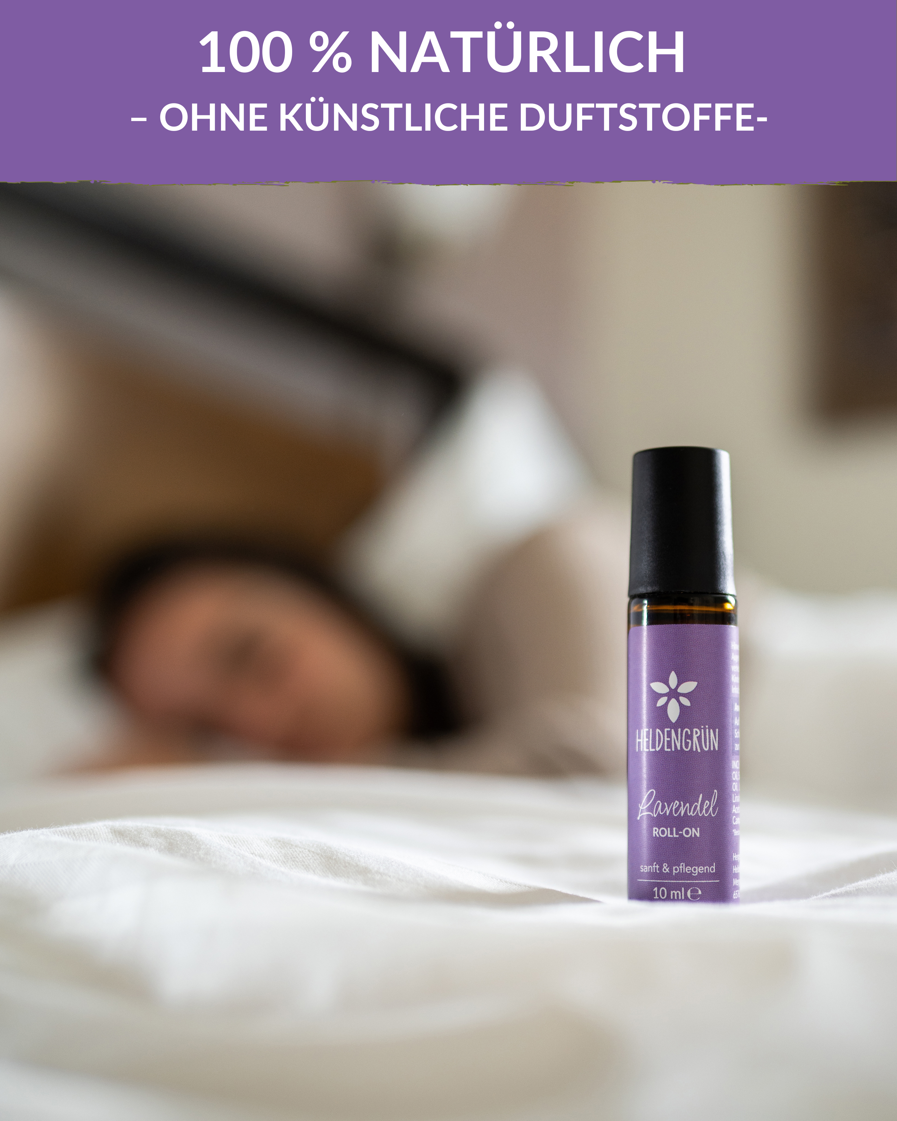 Roll-on: Lavendel Heldengrün
