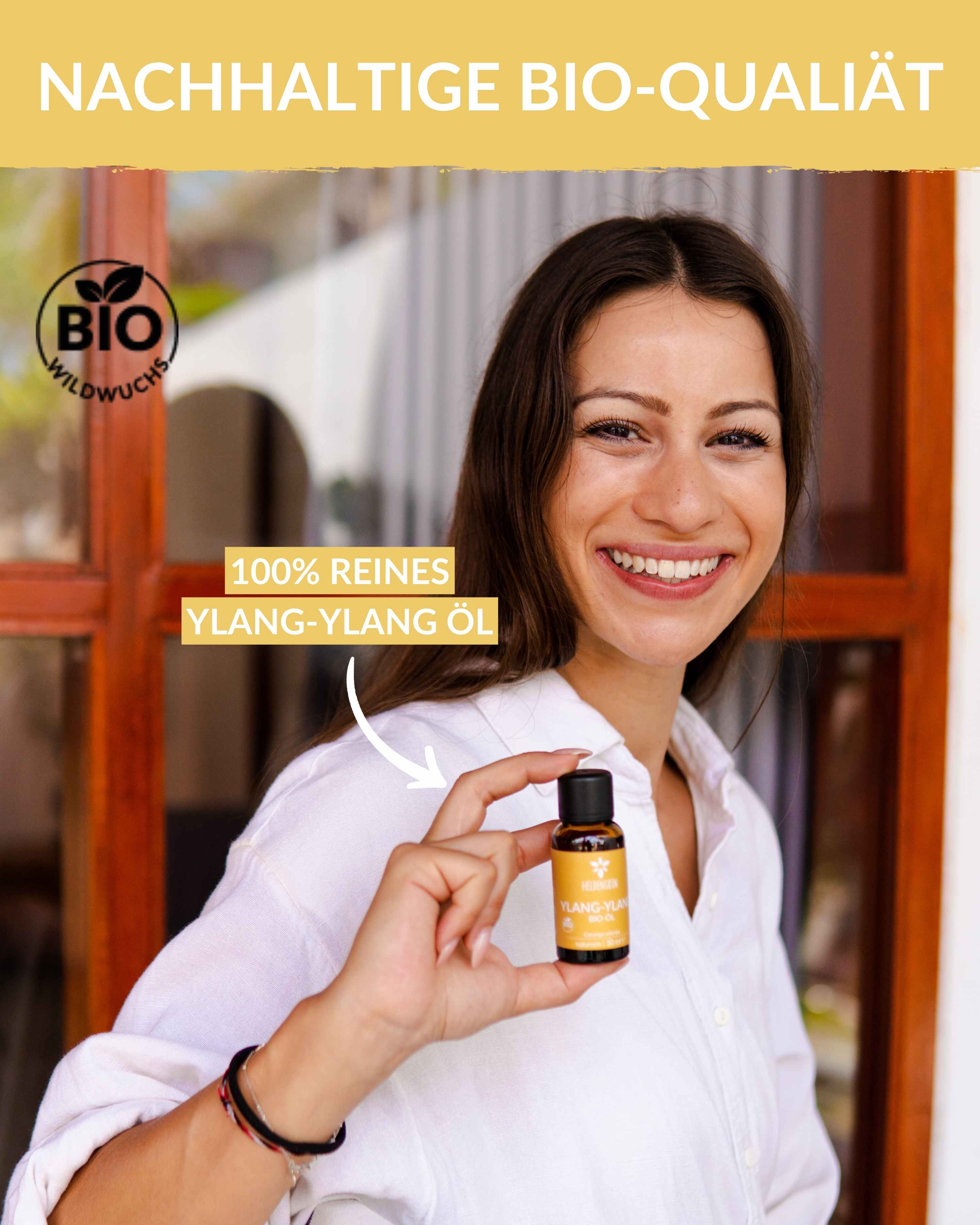 Bio-Ylang-Ylang Öl Heldengrün