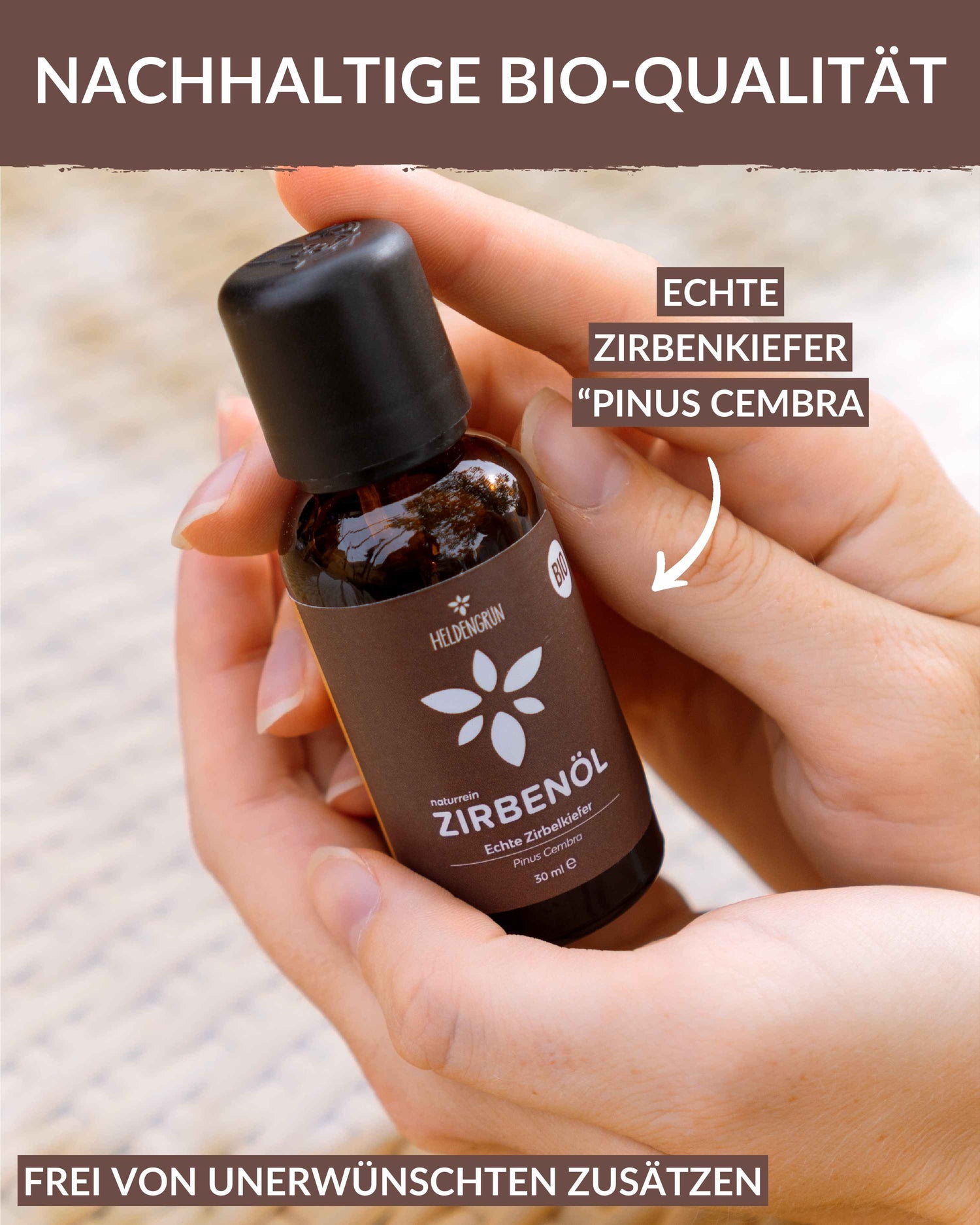 Bio-Zirbenöl Duftöle Heldengrün