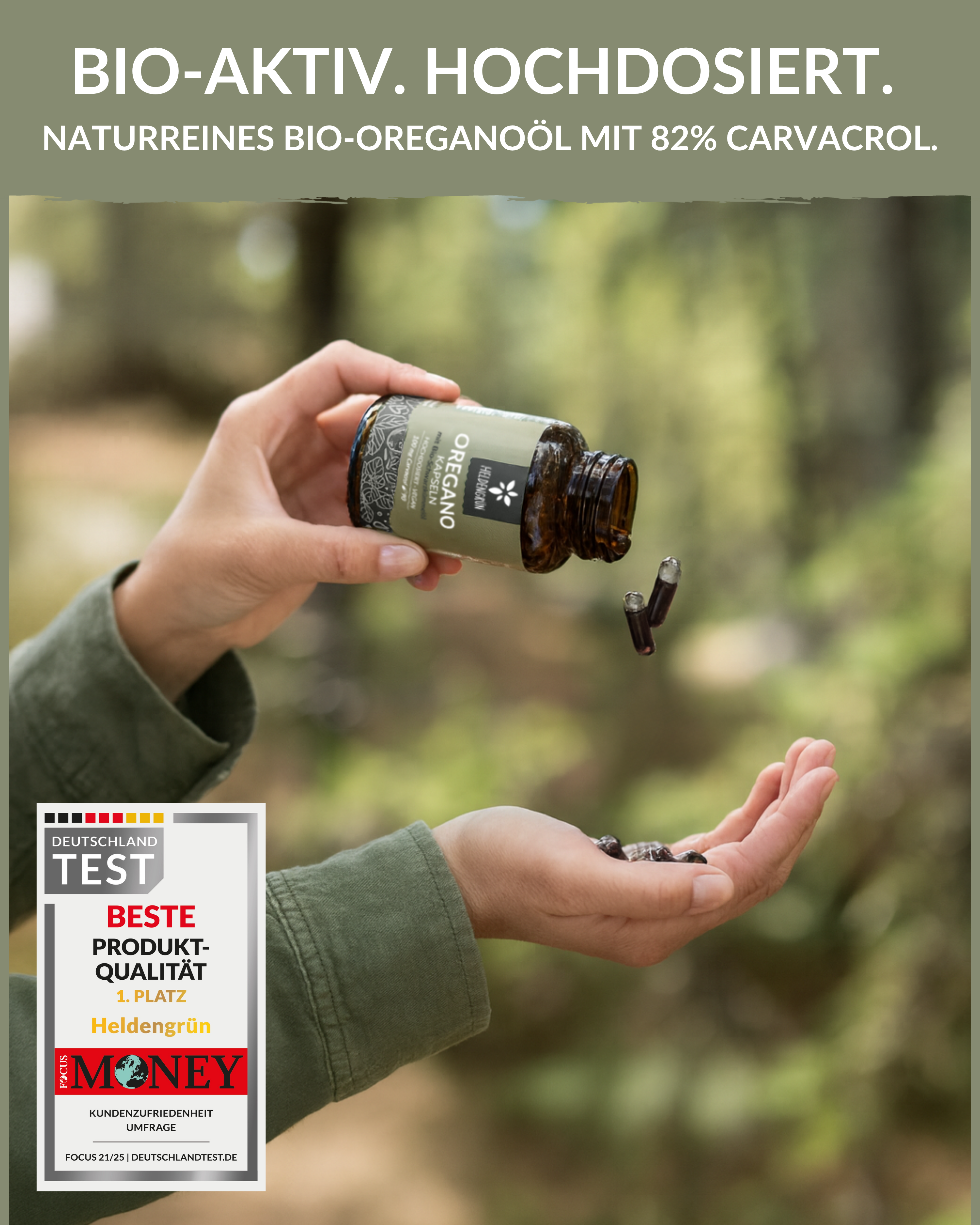 Oregano-Schwarzkümmel Kapseln Heldengrün