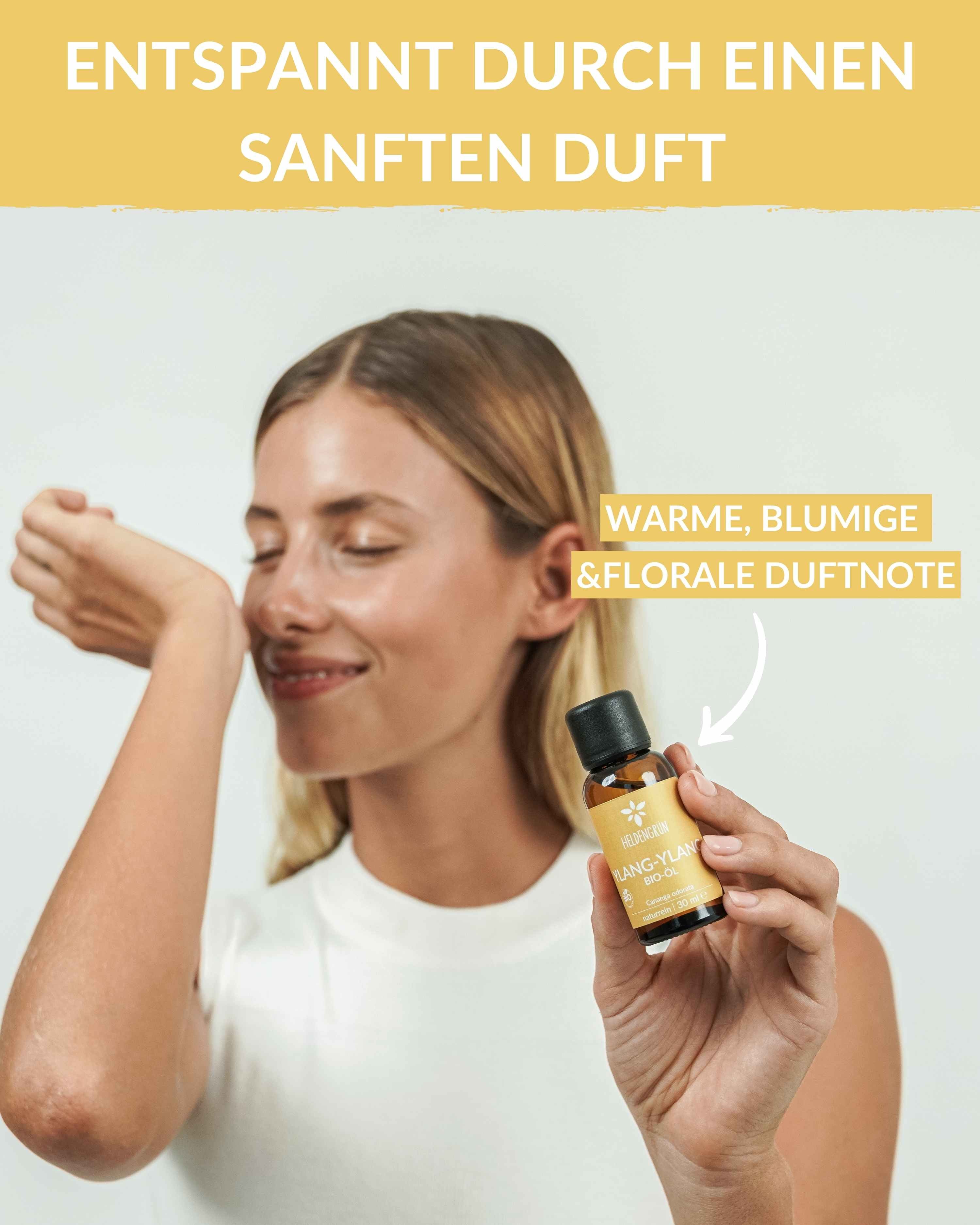 Bio-Ylang-Ylang Öl Heldengrün