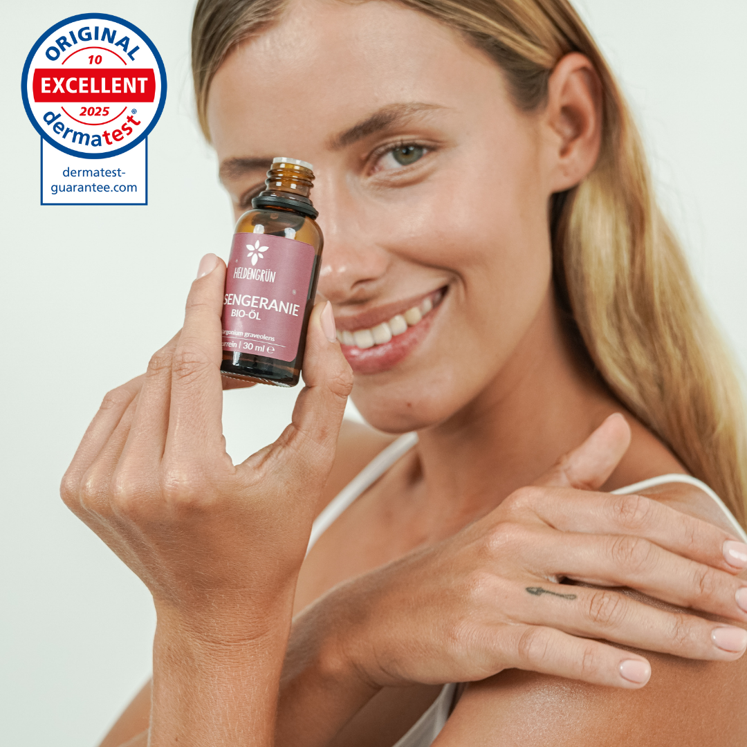 Bio-Patchouli Öl Heldengrün