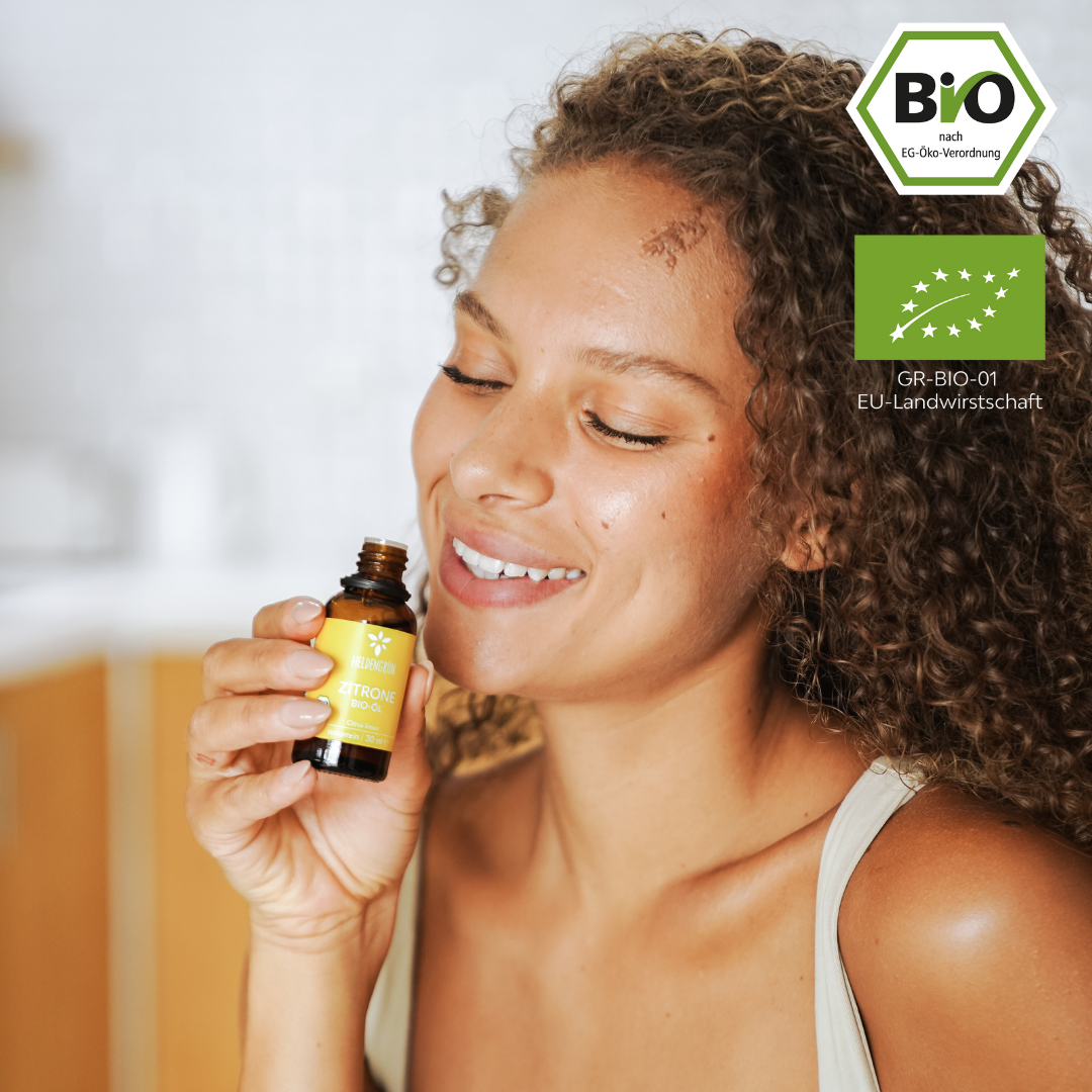 Bio-Zitronenöl Duftöle Heldengrün