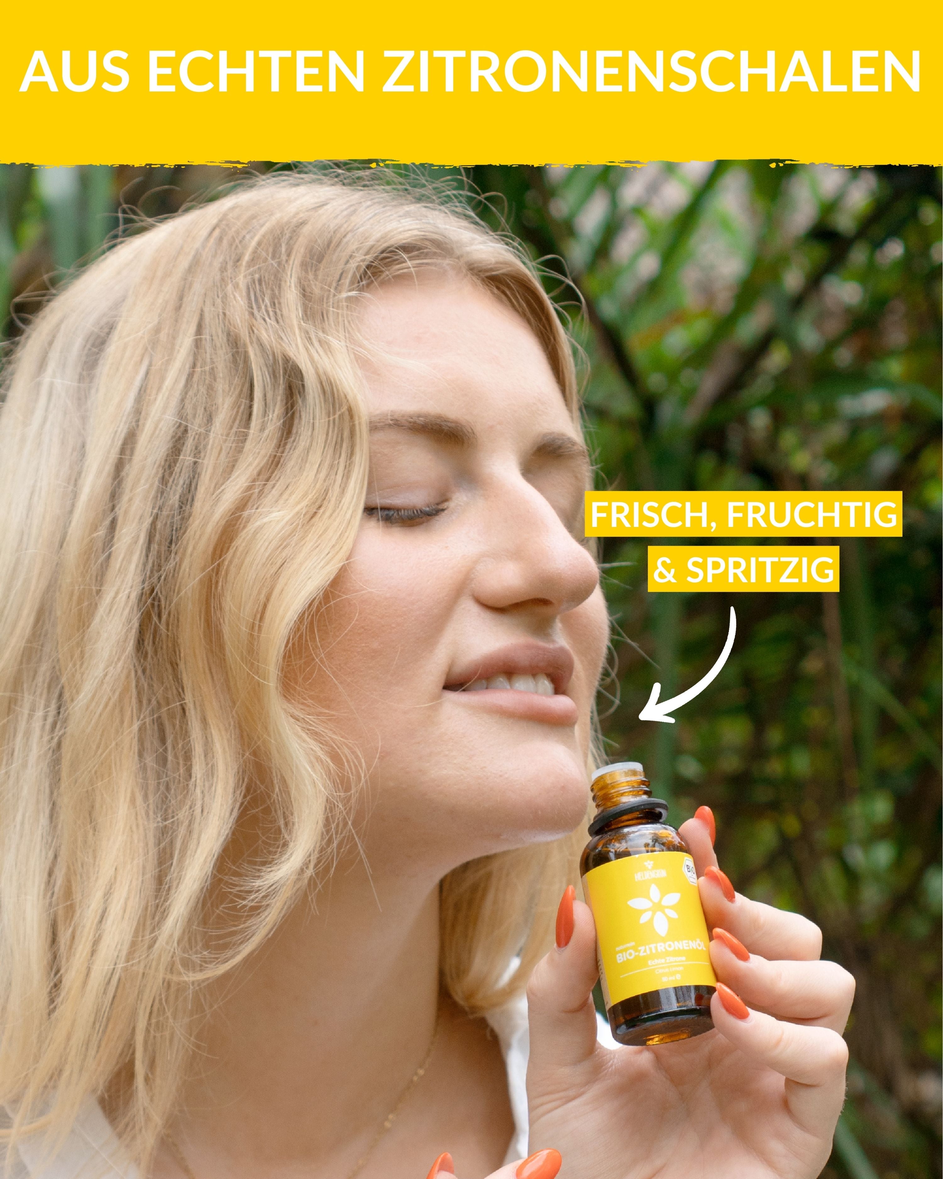 Heldengrün Bio Zitronenöl - Naturrein & Ätherisch! Duftöle Heldengrün