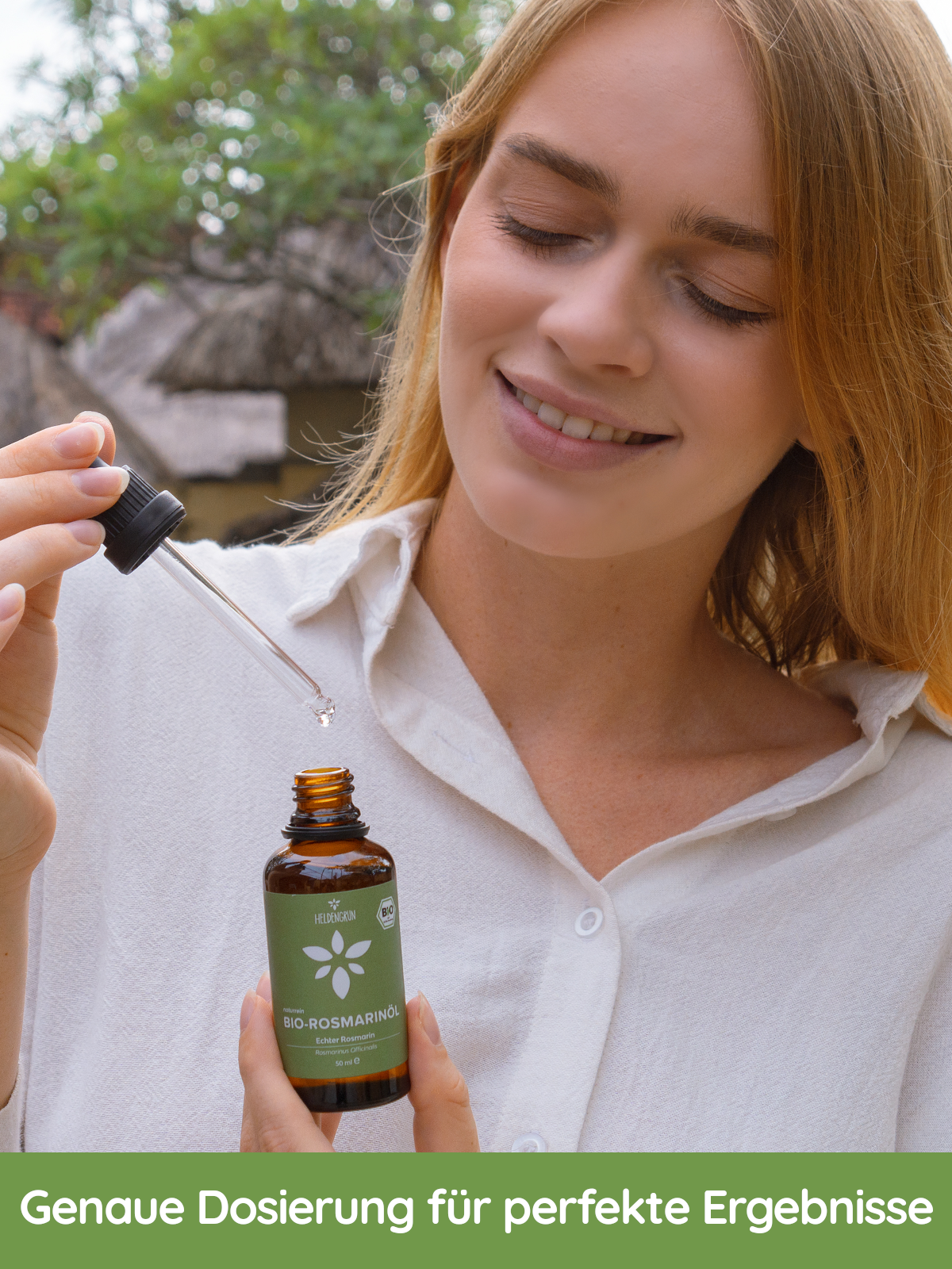 Heldengrün® Bio-Rosmarinöl (50ml) - Für natürliches Haarwachstum! Duftöle Heldengrün