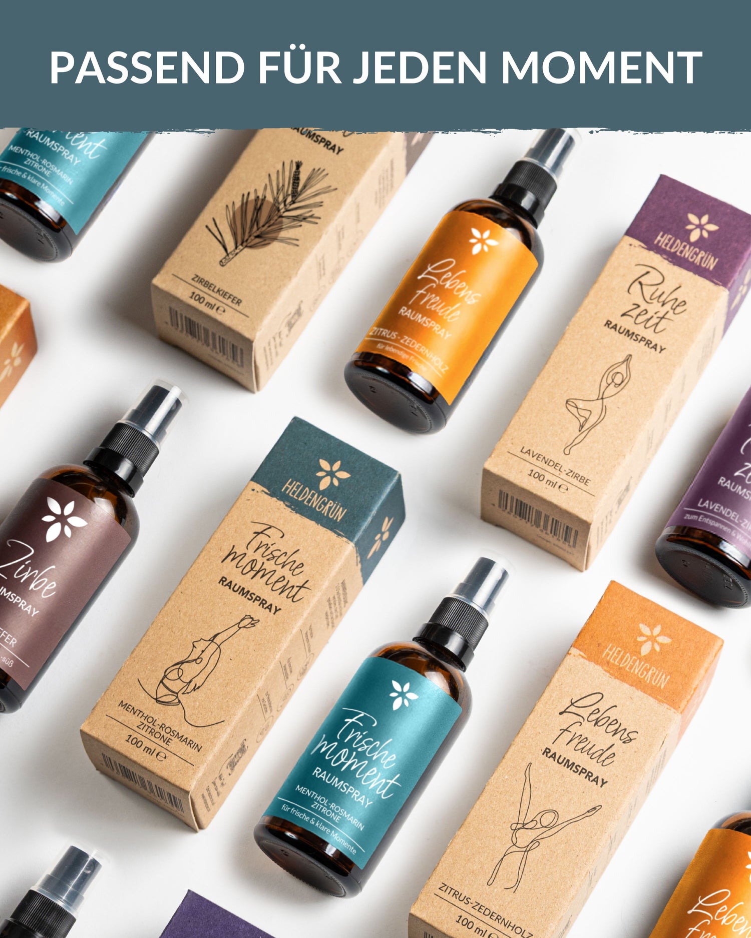 Raumspray "Frischemoment" Raumspray Heldengrün