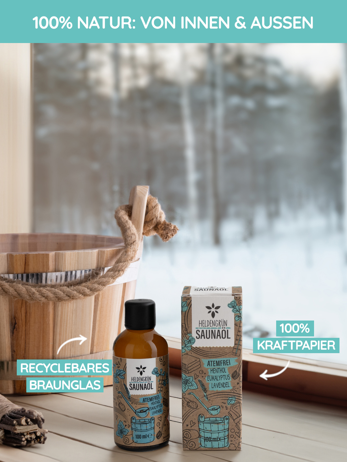 Saunaöl "Atemfrei" Heldengrün
