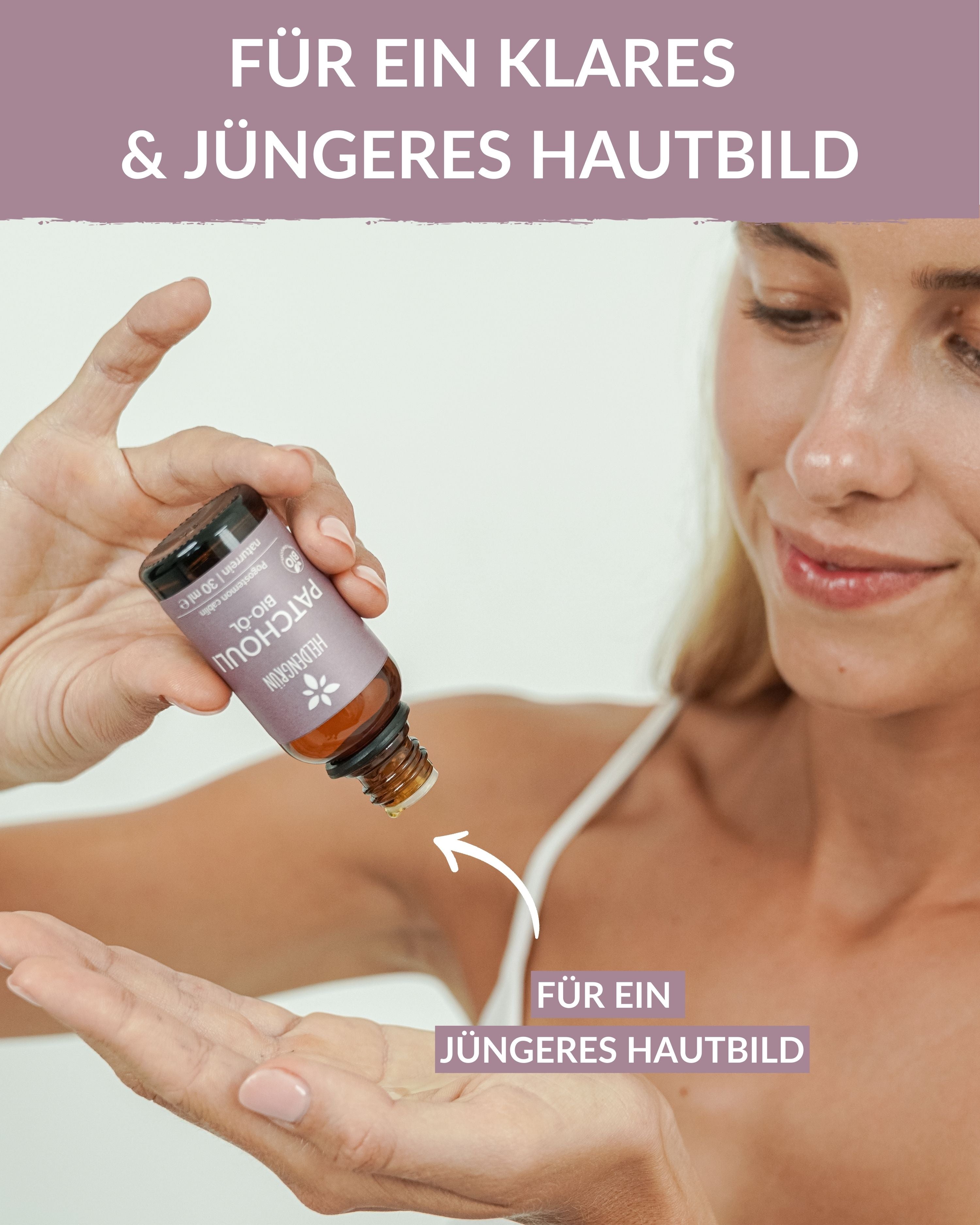 Bio-Patchouli Öl Heldengrün