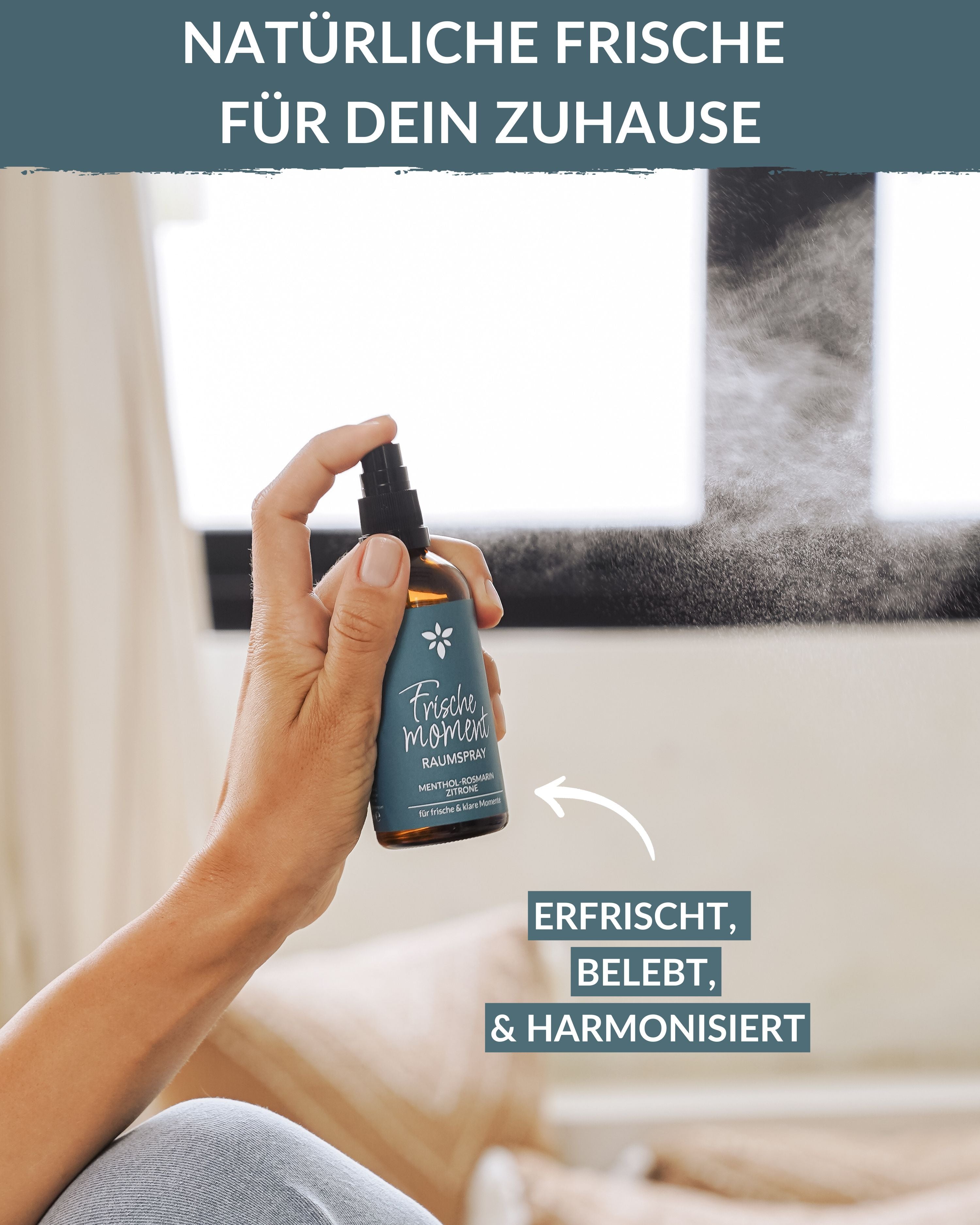Raumspray "Frischemoment" Raumspray Heldengrün