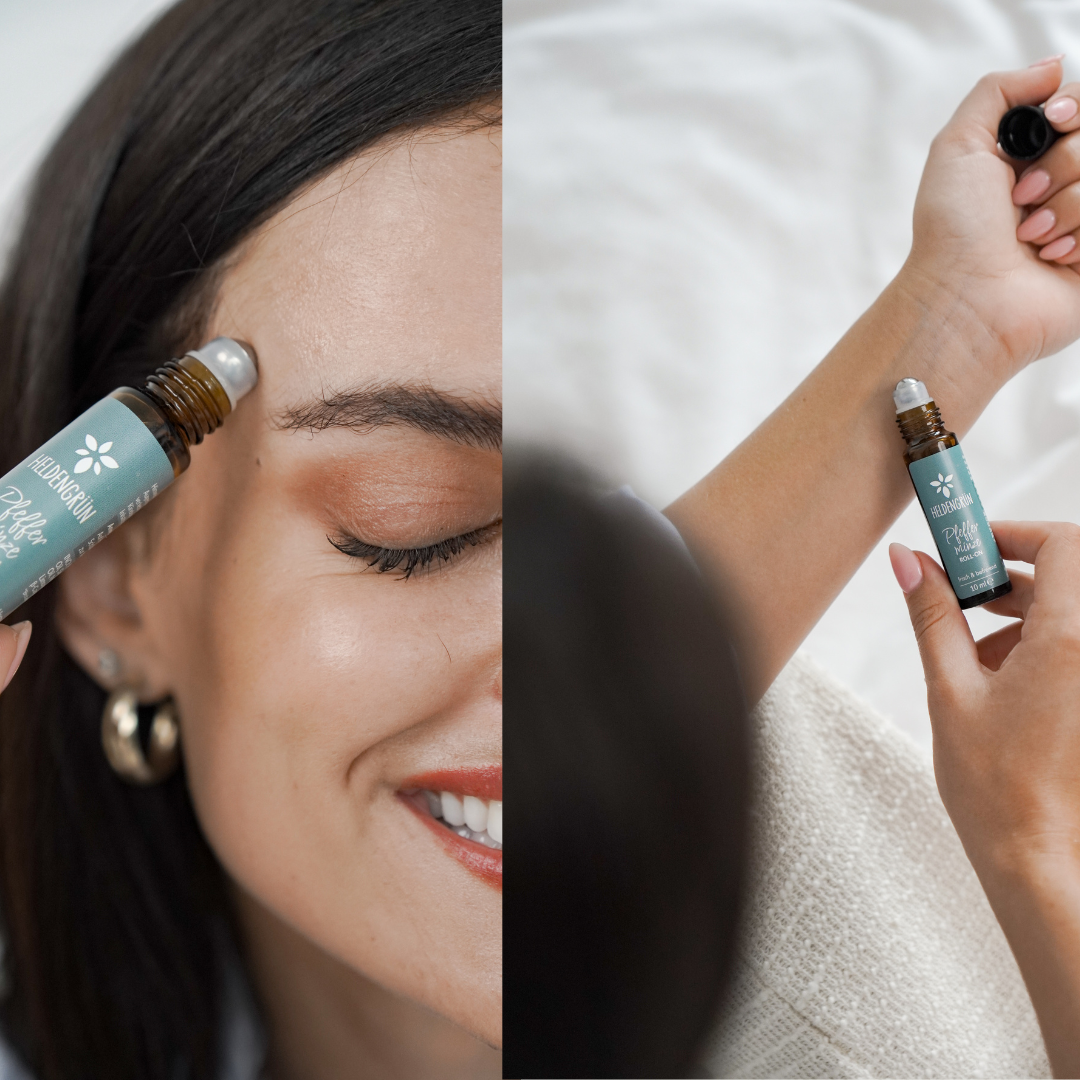 Roll-on: Pfefferminze Heldengrün