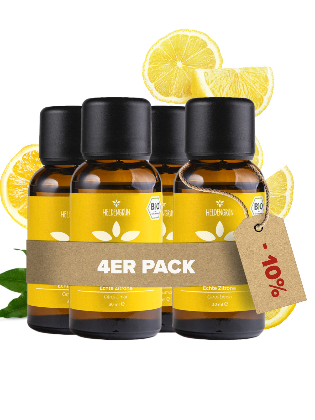 Heldengrün Bio Zitronenöl - Naturrein & Ätherisch! Duftöle Heldengrün