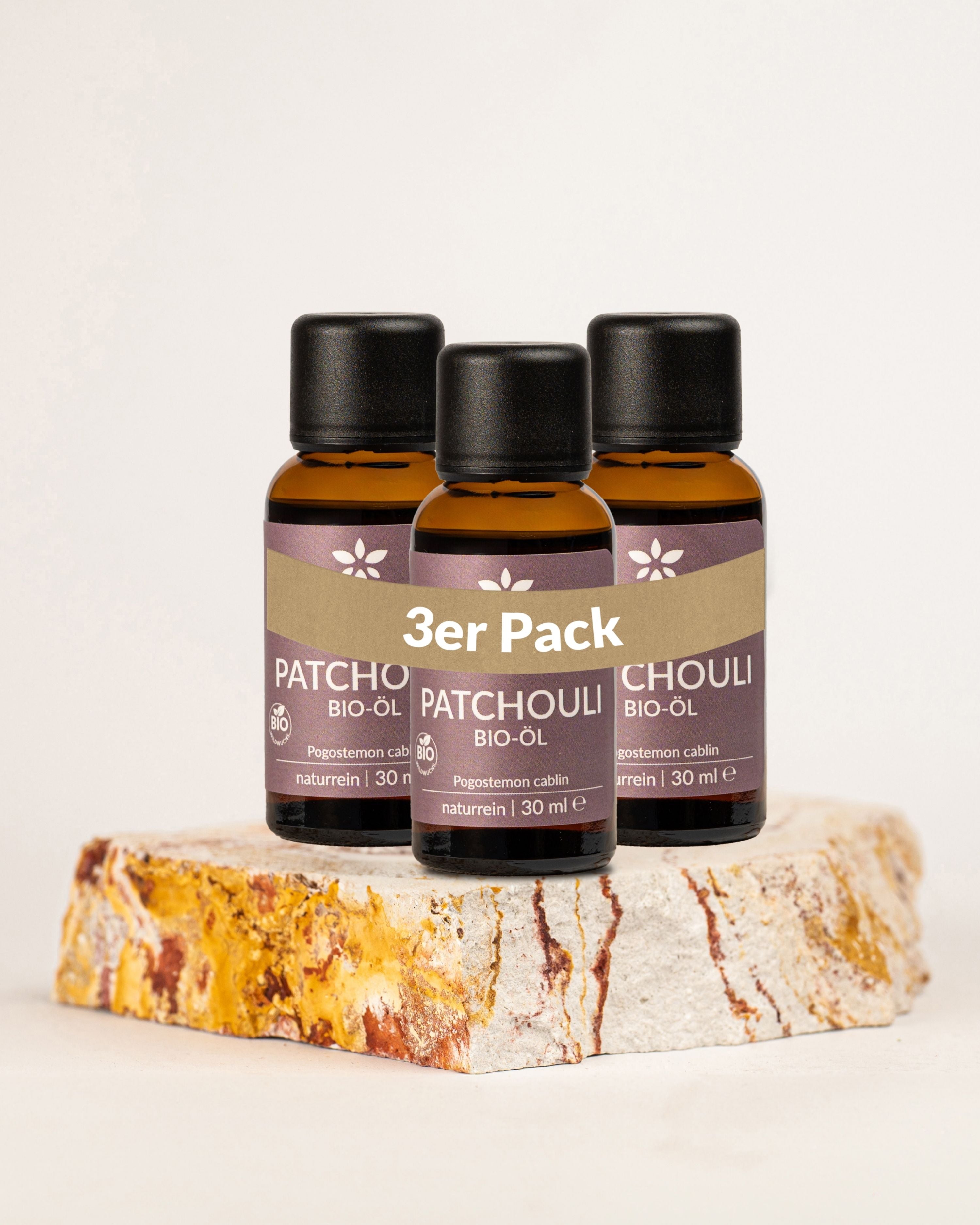 Bio-Patchouli Öl Heldengrün