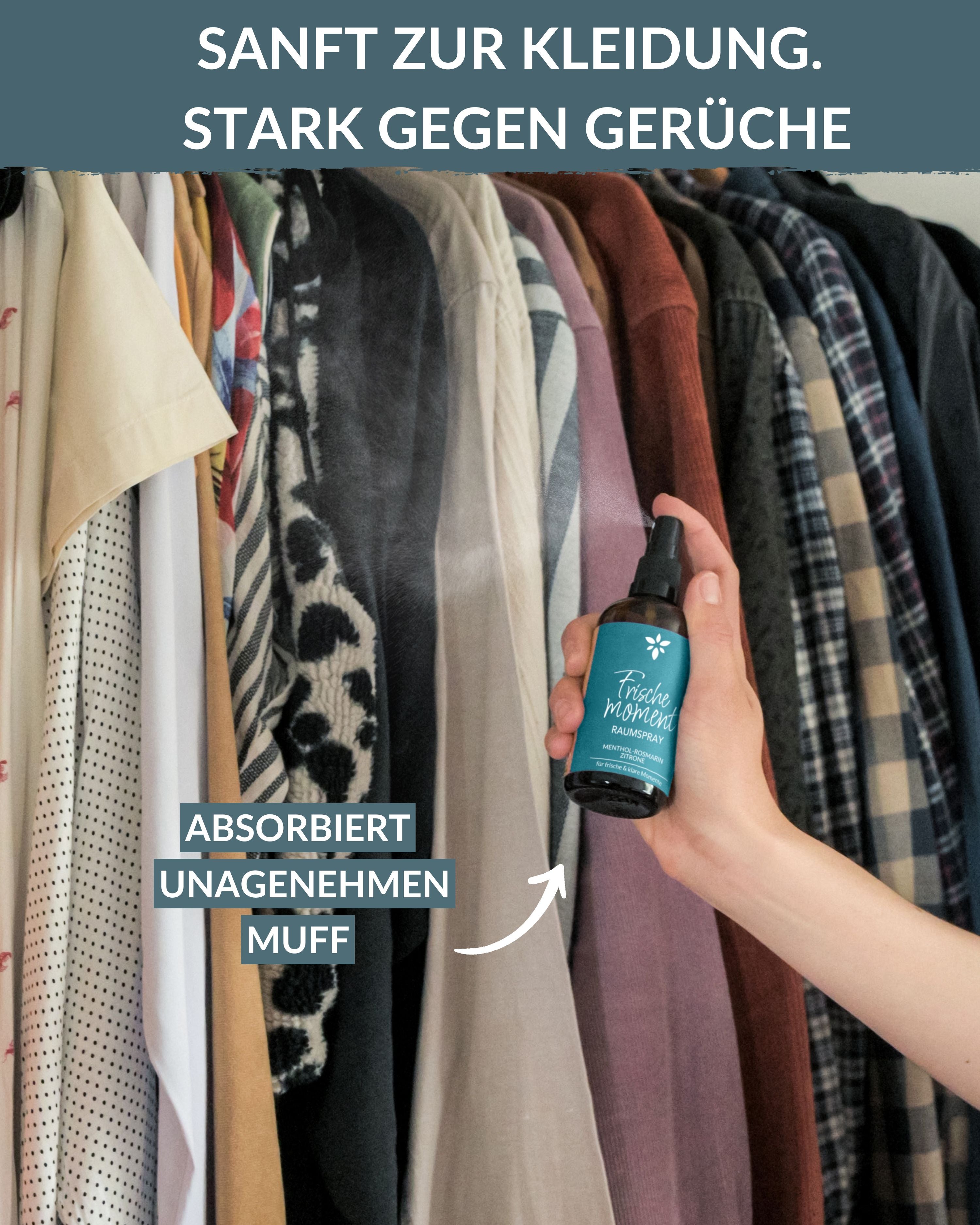 Raumspray "Frischemoment" Raumspray Heldengrün