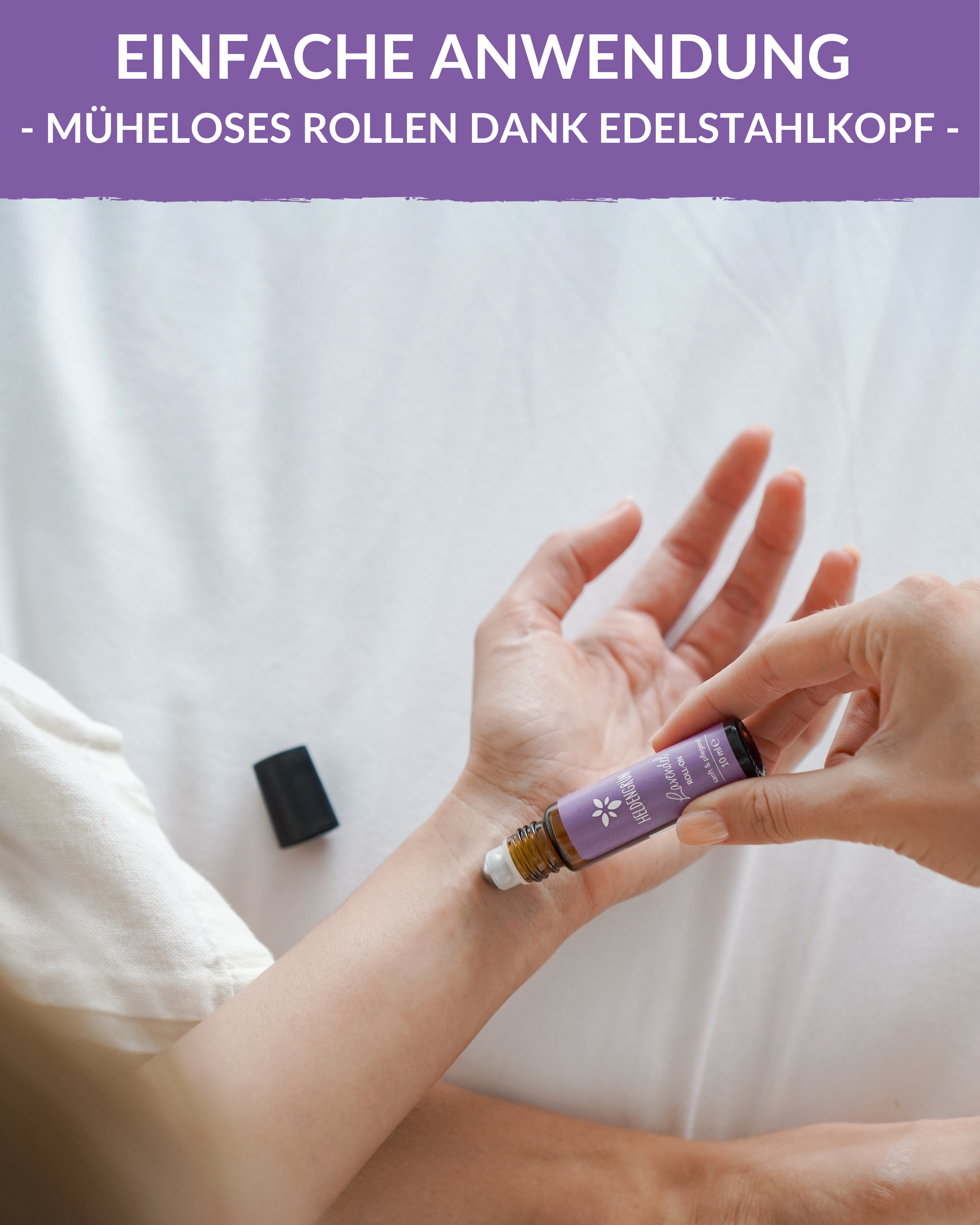 Roll-on: Lavendel Heldengrün