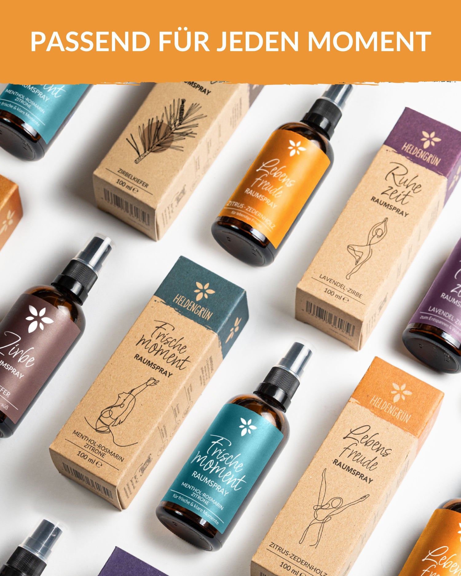 Raumspray "Lebensfreude" Raumspray Heldengrün