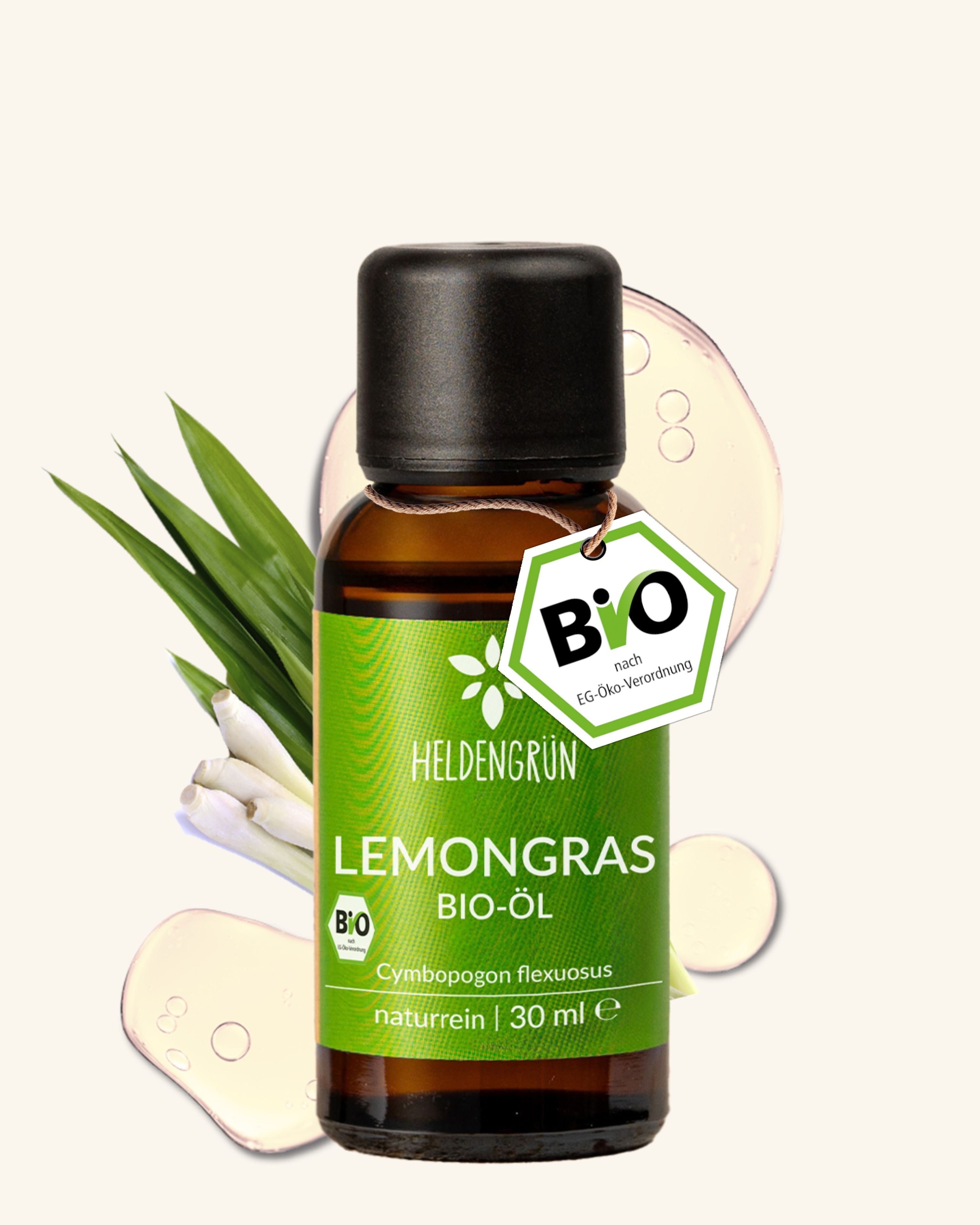 Bio-Lemongrasöl Duftöle Heldengrün