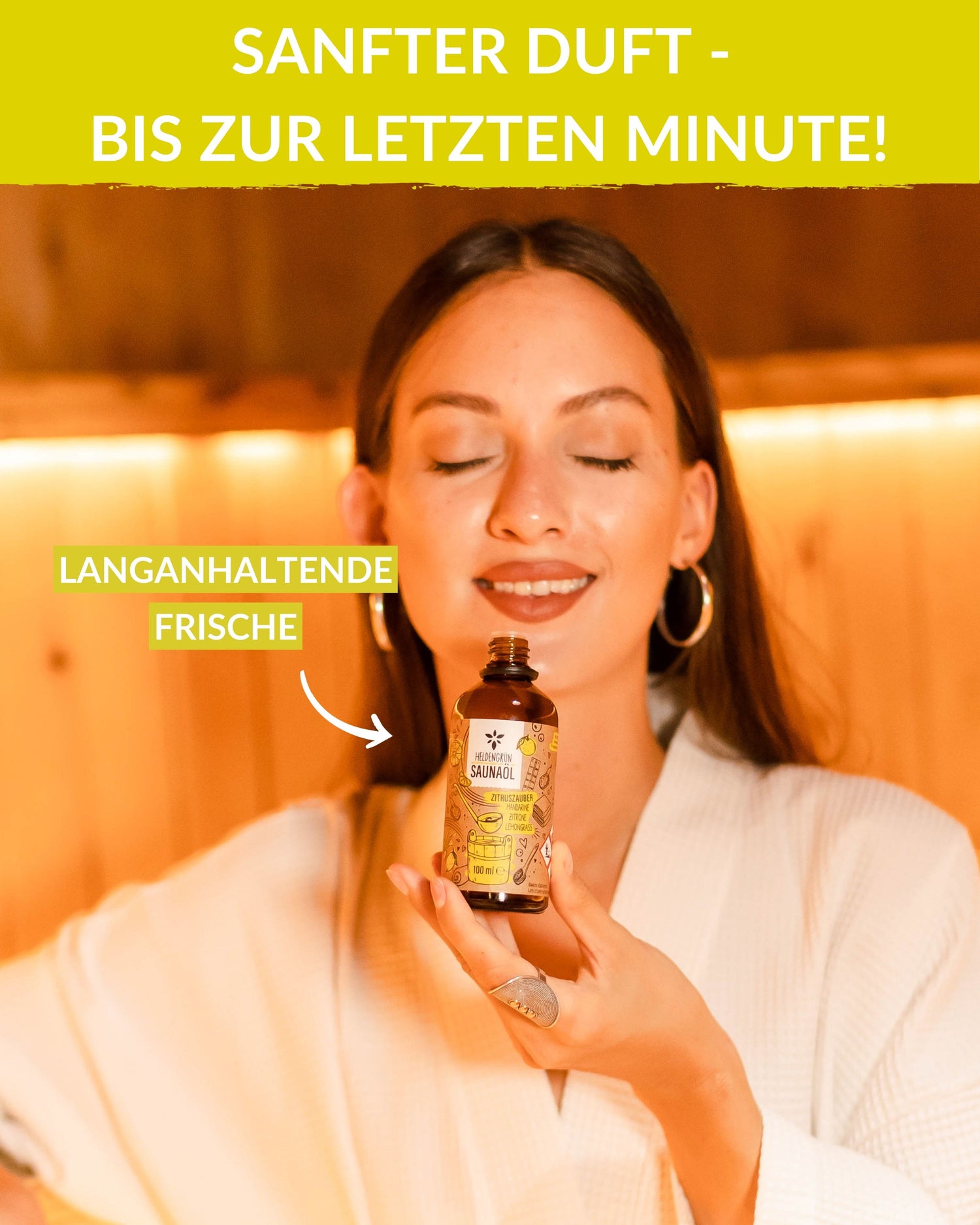 Saunaöl "Zitruszauber"  Heldengrün