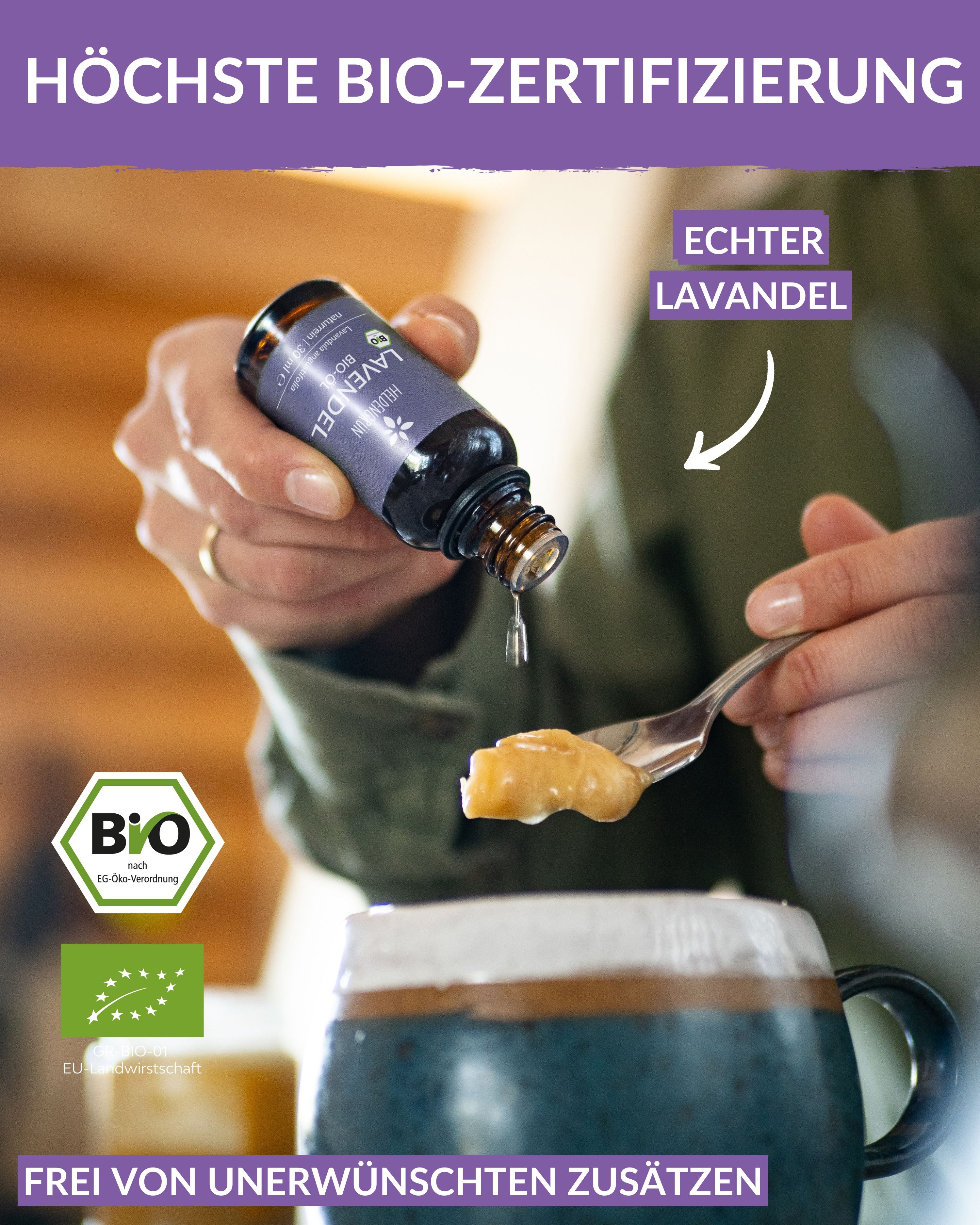 Bio-Lavendelöl Duftöle Heldengrün