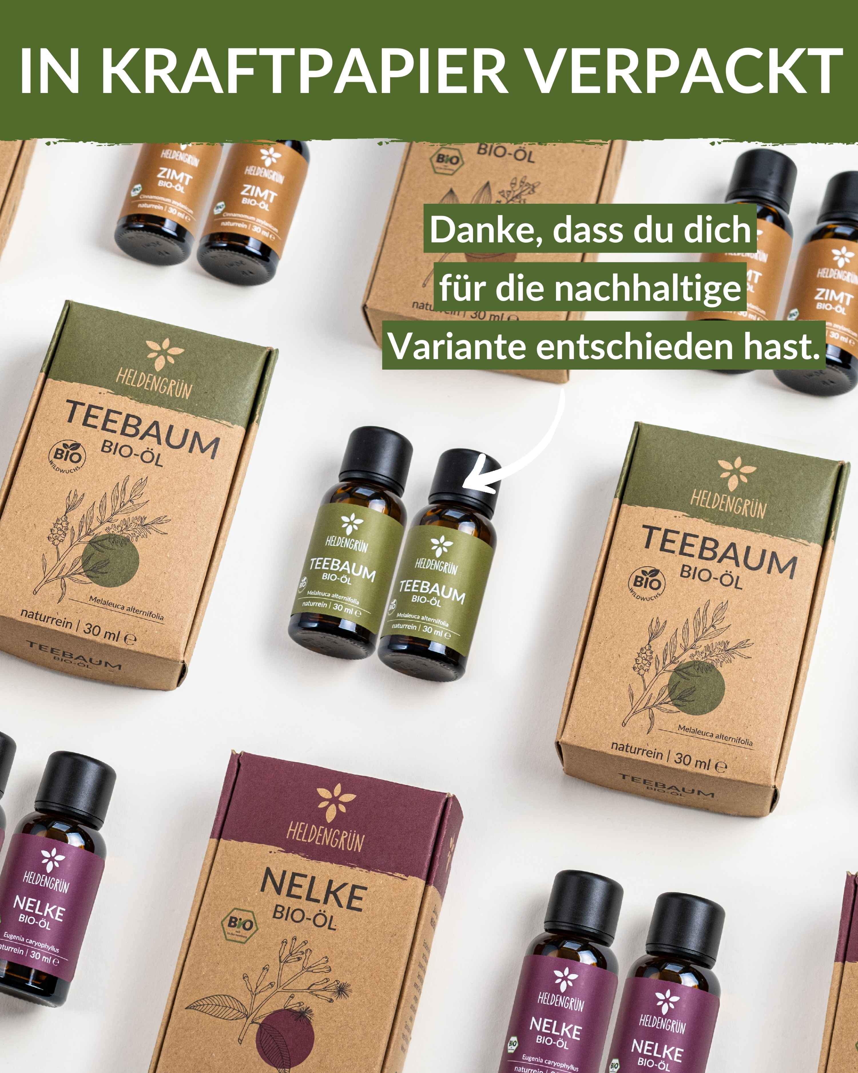 Teebaumöl  Heldengrün