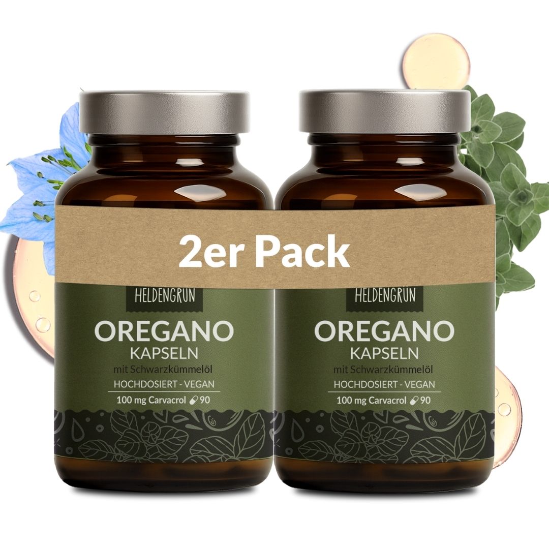 Oregano-Schwarzkümmel Kapseln Kapseln Heldengrün