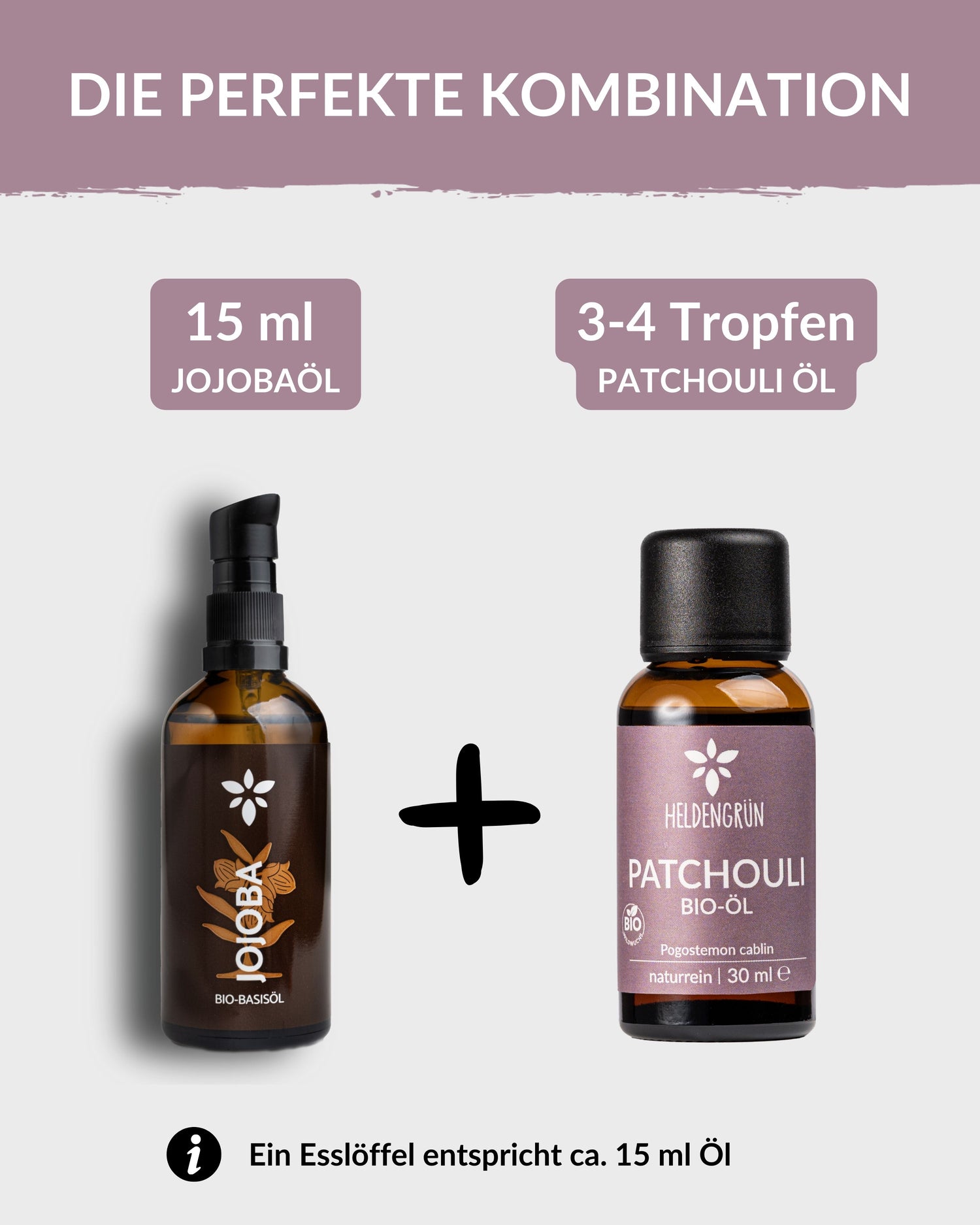 Bio-Patchouli Öl Heldengrün