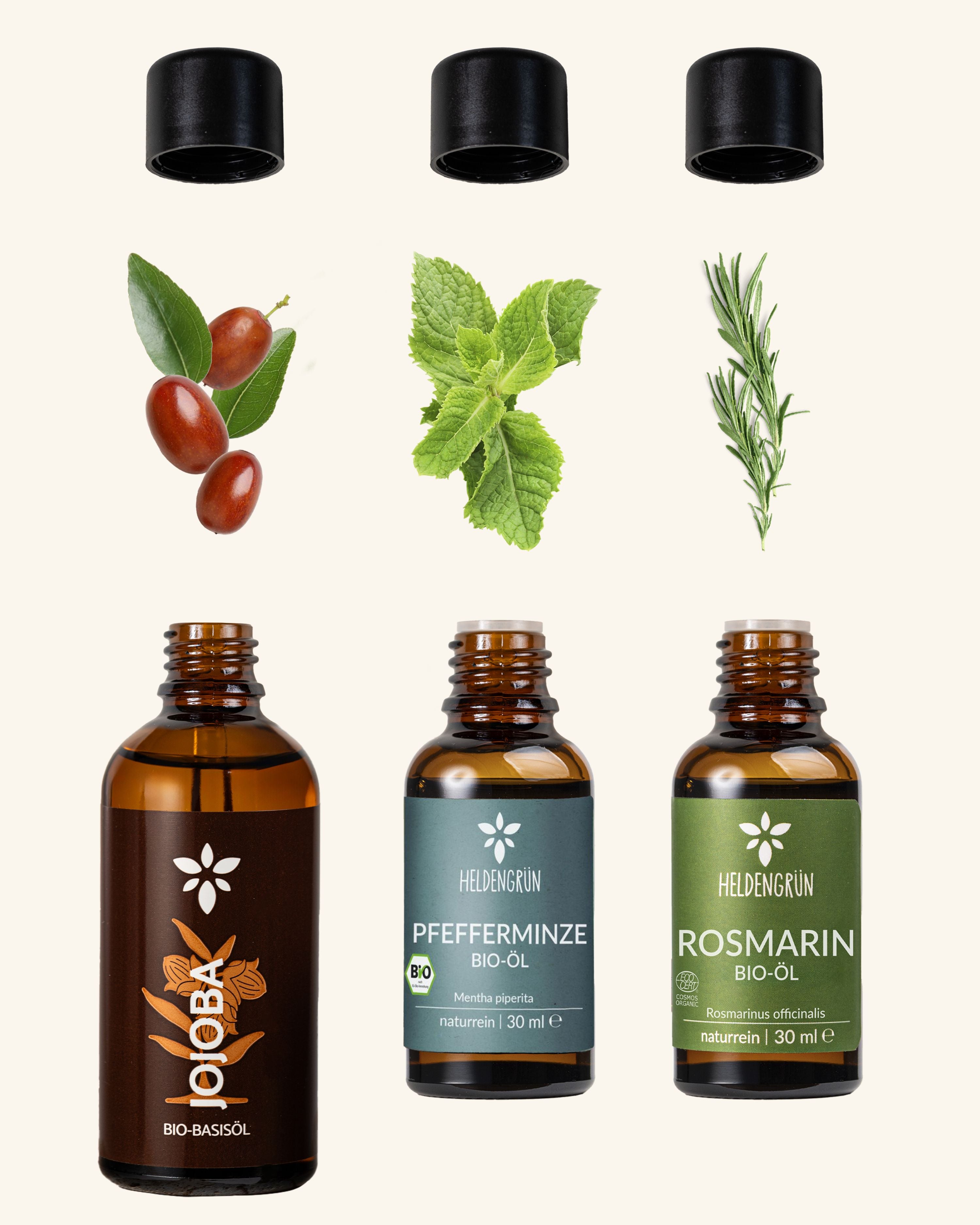 Haar-Booster Set Heldengrün