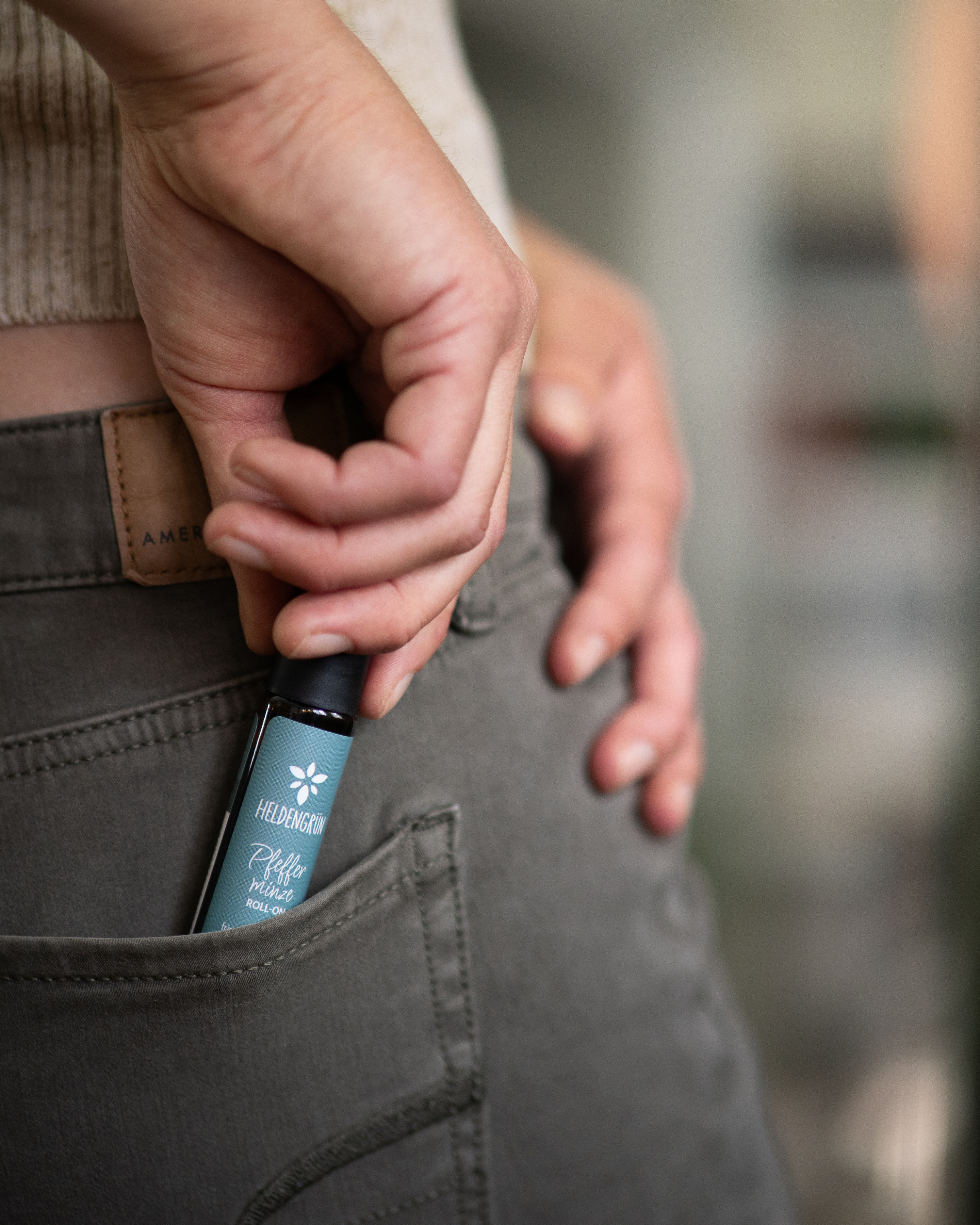 Roll-on: Pfefferminze Heldengrün