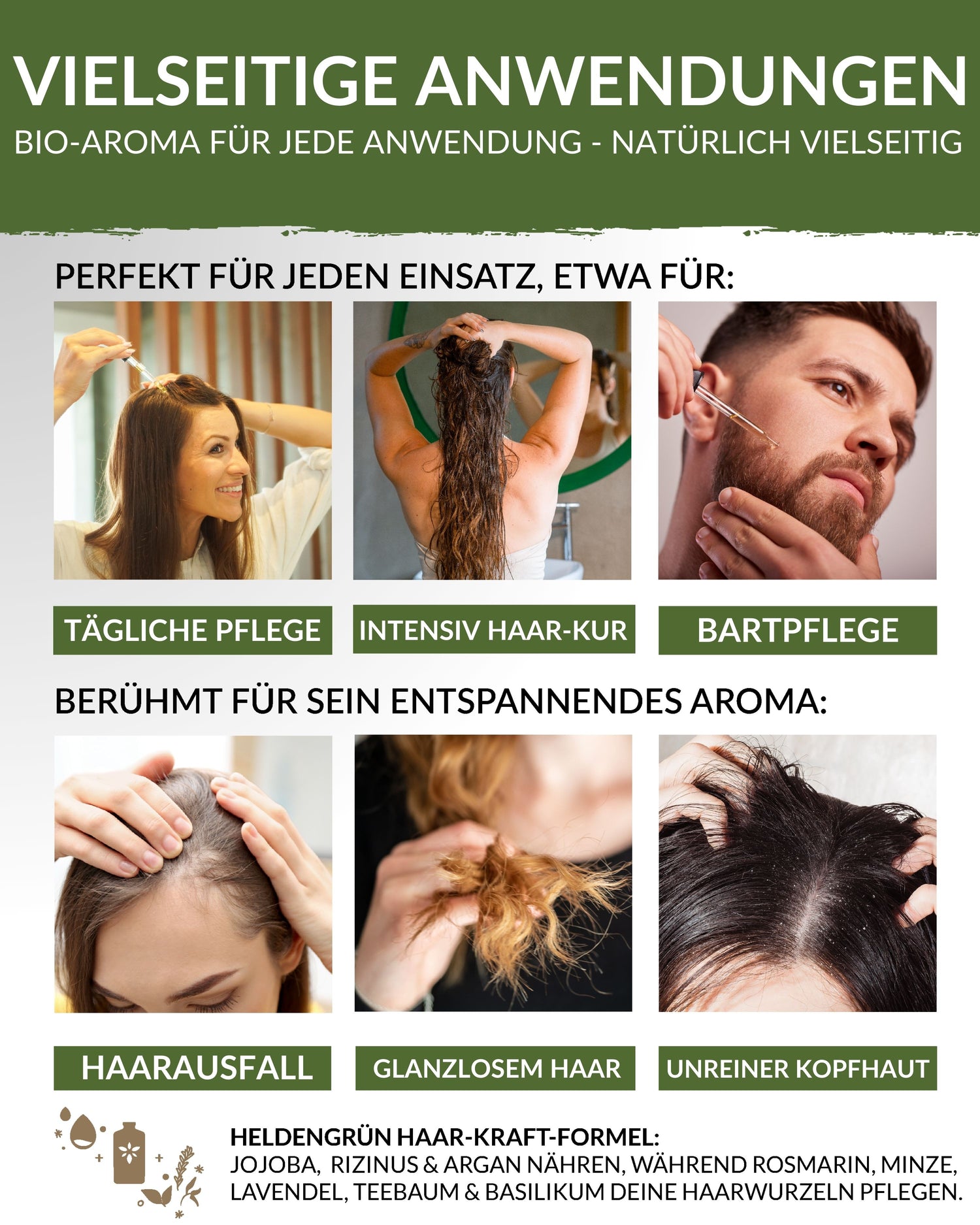 Rosmarin+ Haaröl  Heldengrün