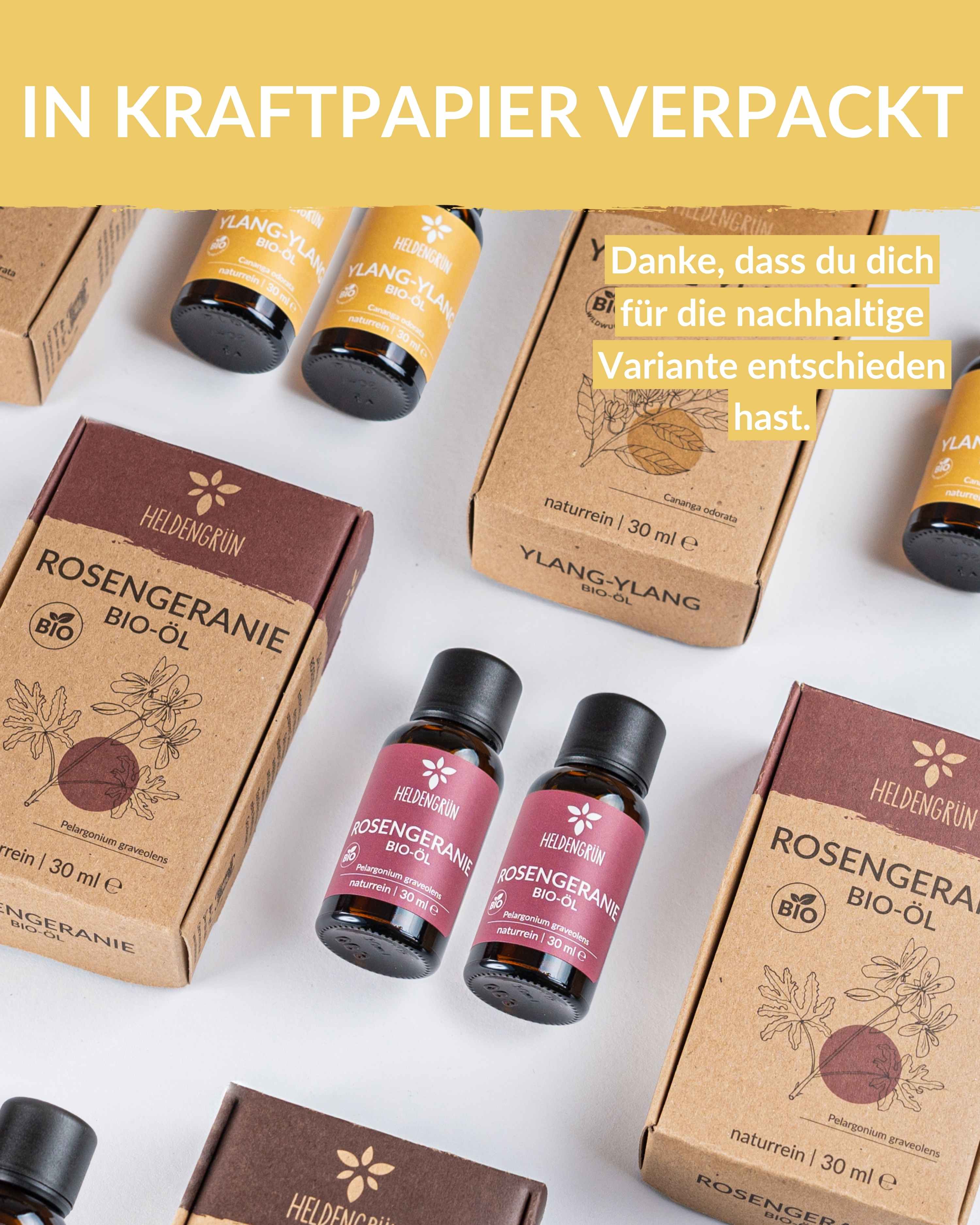 Bio-Ylang-Ylang Öl Heldengrün