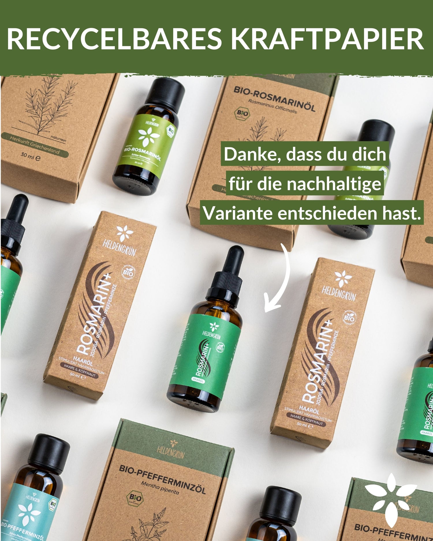 Rosmarin+ Haaröl  Heldengrün