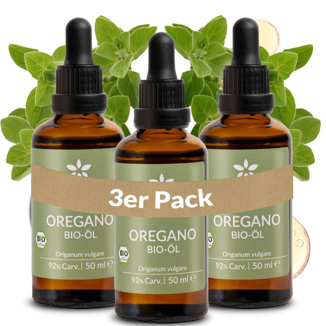 Bio-Oreganoöl (>92% Carvacrol) Heldengrün