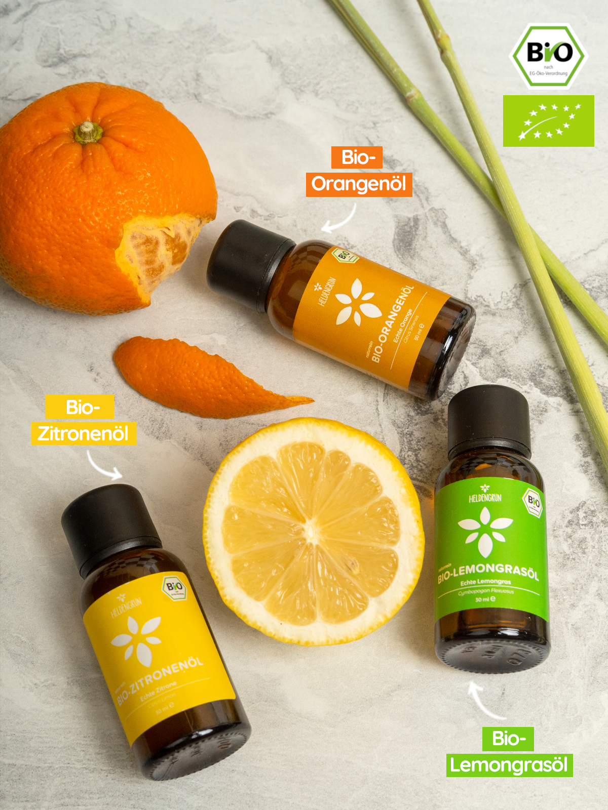 Heldengrün Zitrusfrische- Set -Erlebe die Zitrusfrische 🍋 🍊 Heldengrün