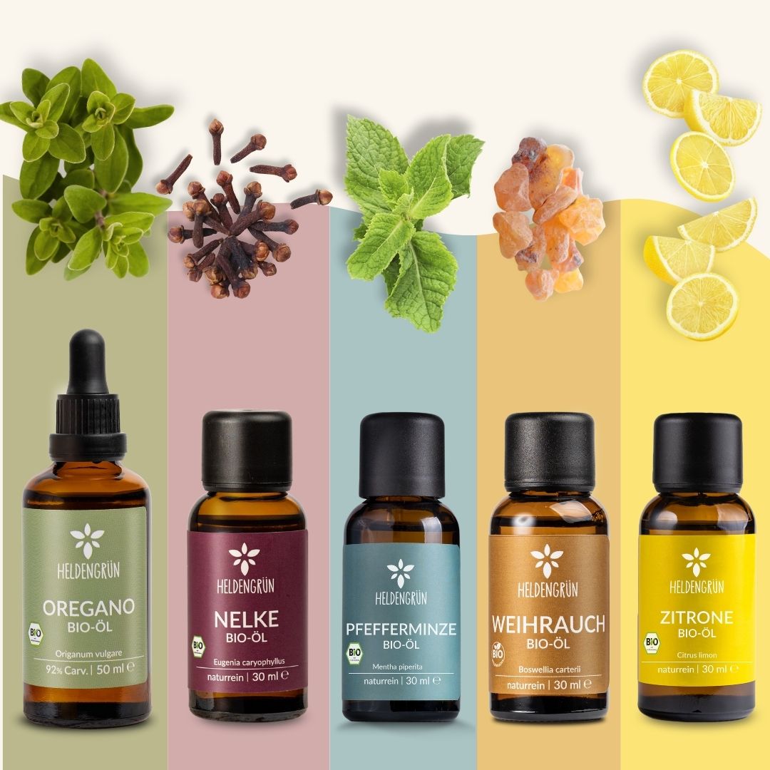 Natürlich leben-Set Heldengrün