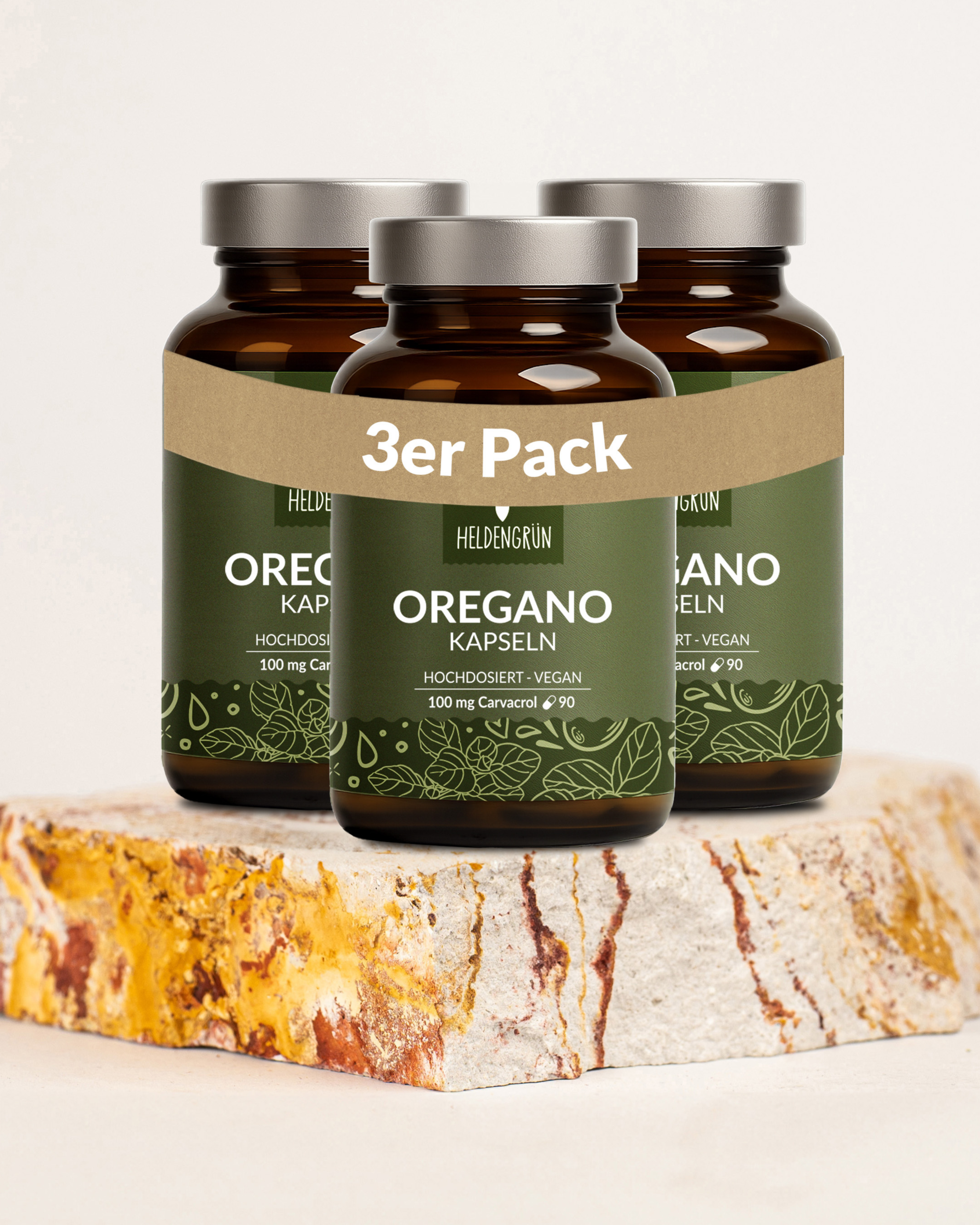 Oregano Kapseln Heldengrün