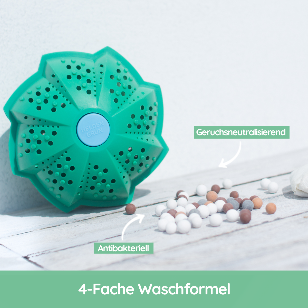 Heldengrün® Öko-Waschball Waschbälle Heldengrün