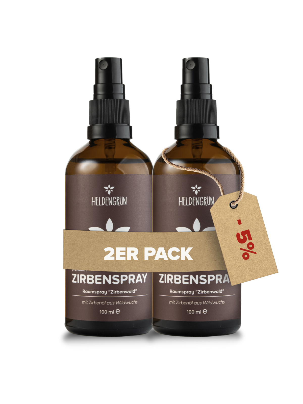 Heldengrün Zirbenspray - Natürlich entspannen! Duftöle Heldengrün