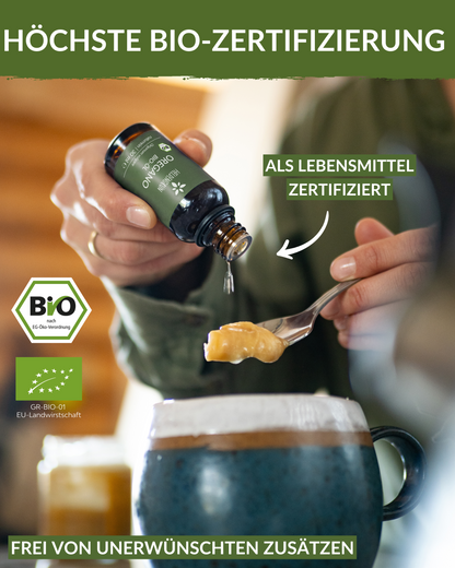 Bio-Oreganoöl (&gt;92% Carvacrol) Heldengrün