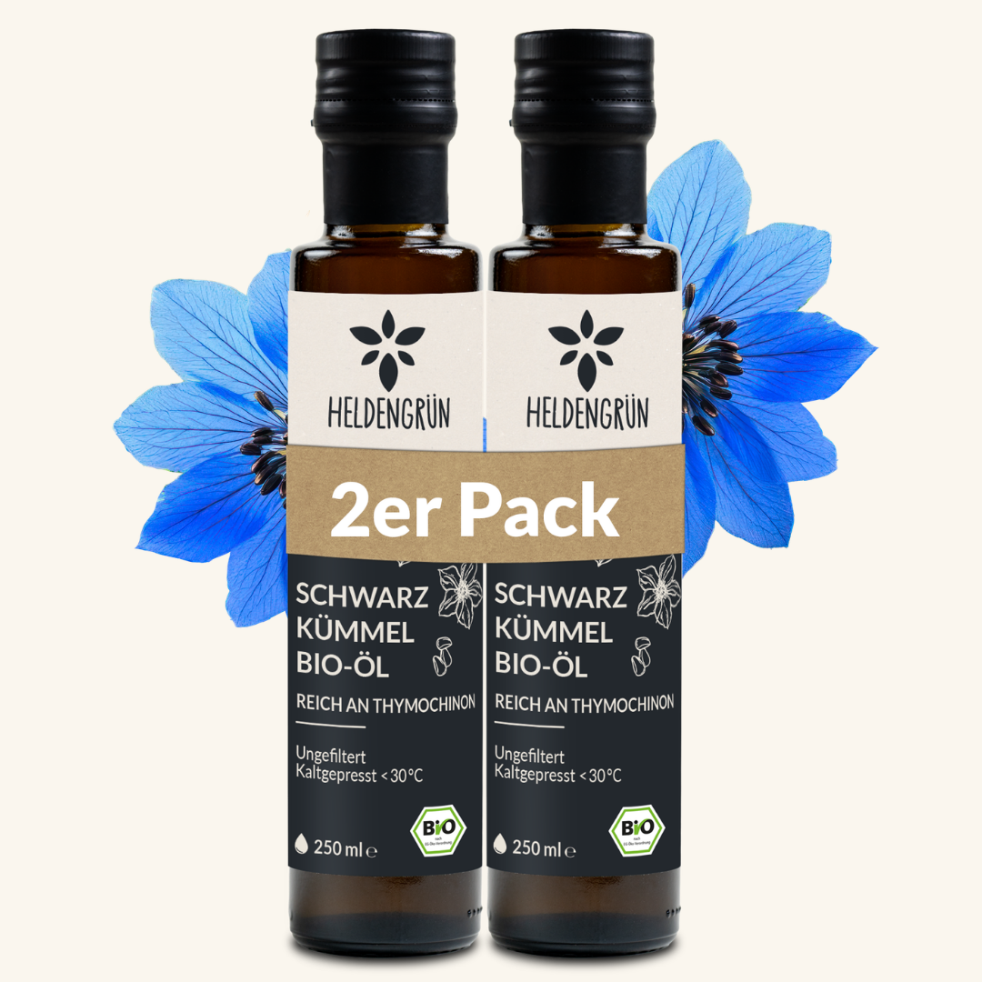 Bio-Schwarzkümmelöl (250ml) Heldengrün