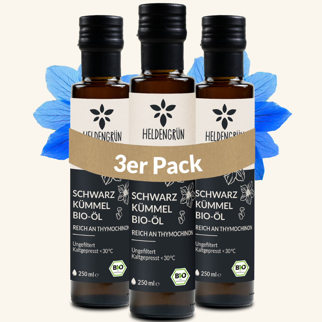 Bio-Schwarzkümmelöl (250ml) Heldengrün