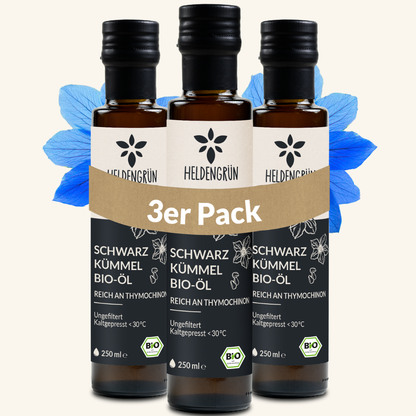 Bio-Schwarzkümmelöl (250ml) Heldengrün