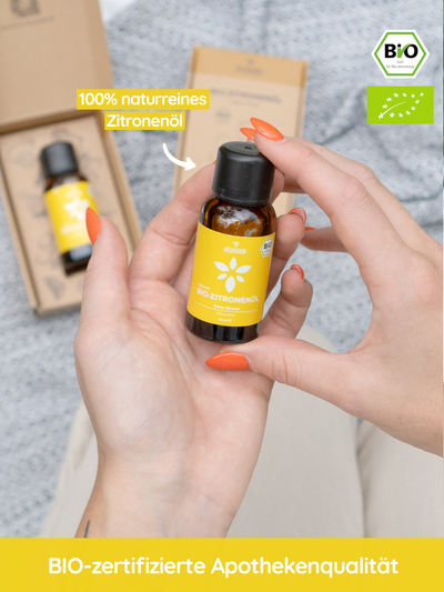 Heldengrün Bio Zitronenöl - Naturrein & Ätherisch! Duftöle Heldengrün