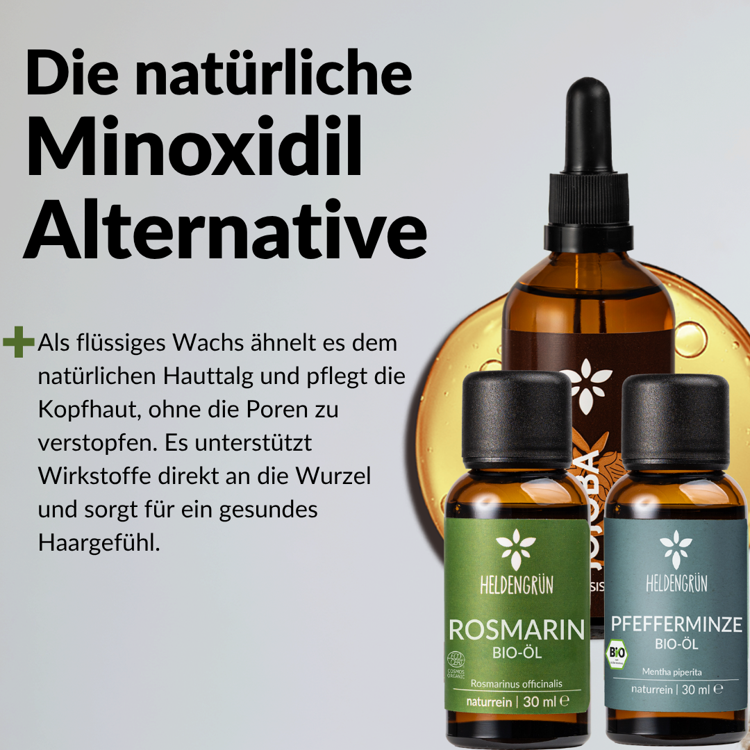 Haar-Booster Set Ätherisches Öl Heldengrün