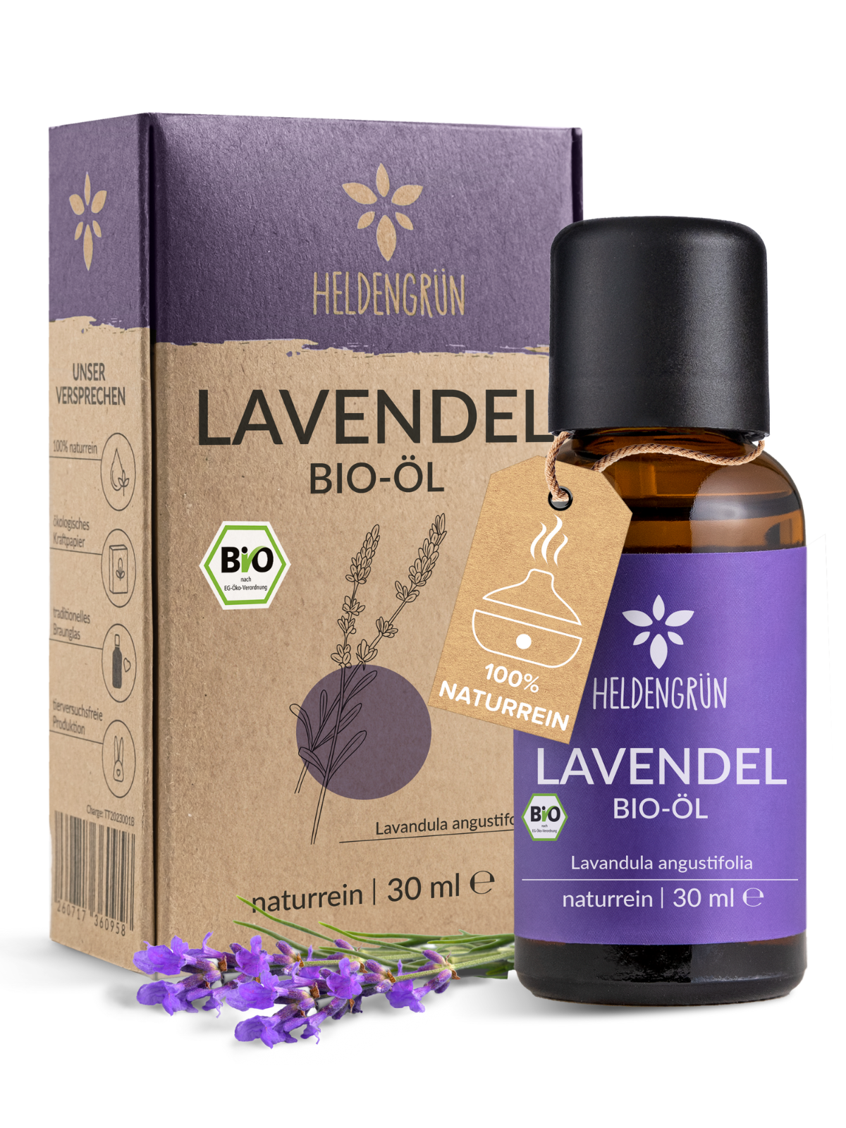 Heldengrün® Bio-Lavendelöl Duftöle Heldengrün