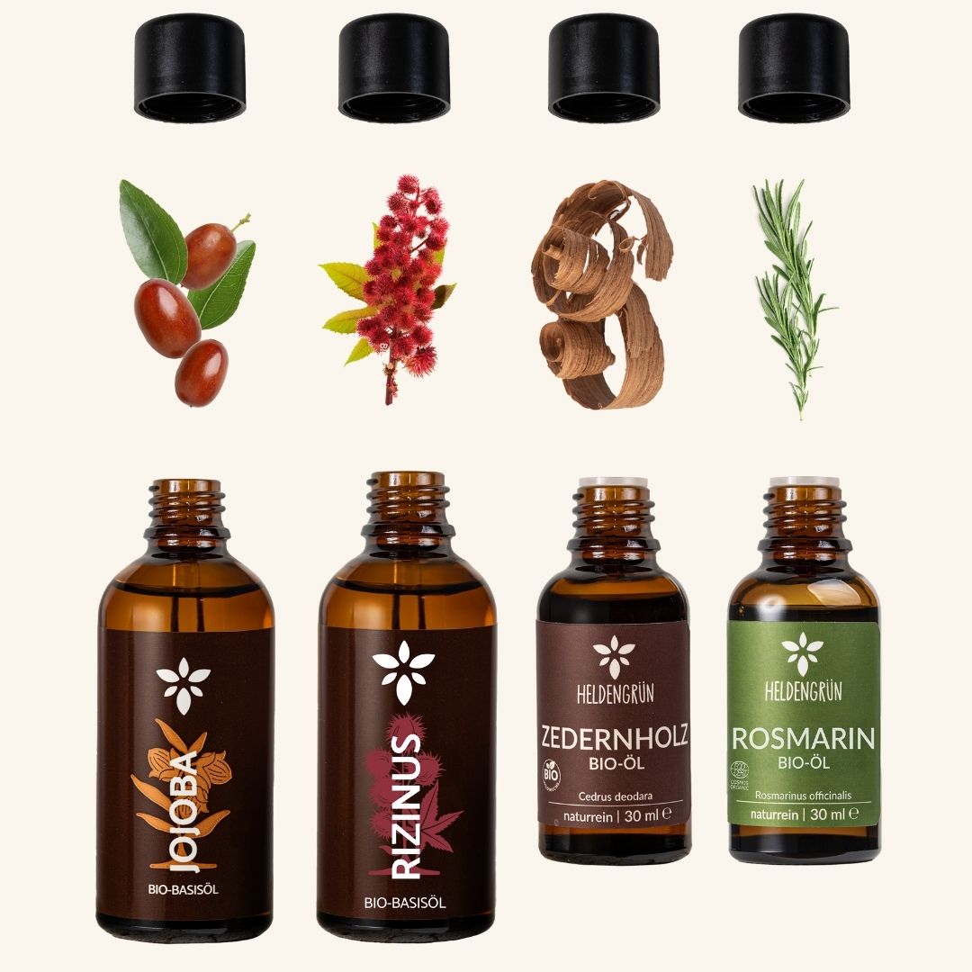 Glow &amp; Grow -Set Heldengrün